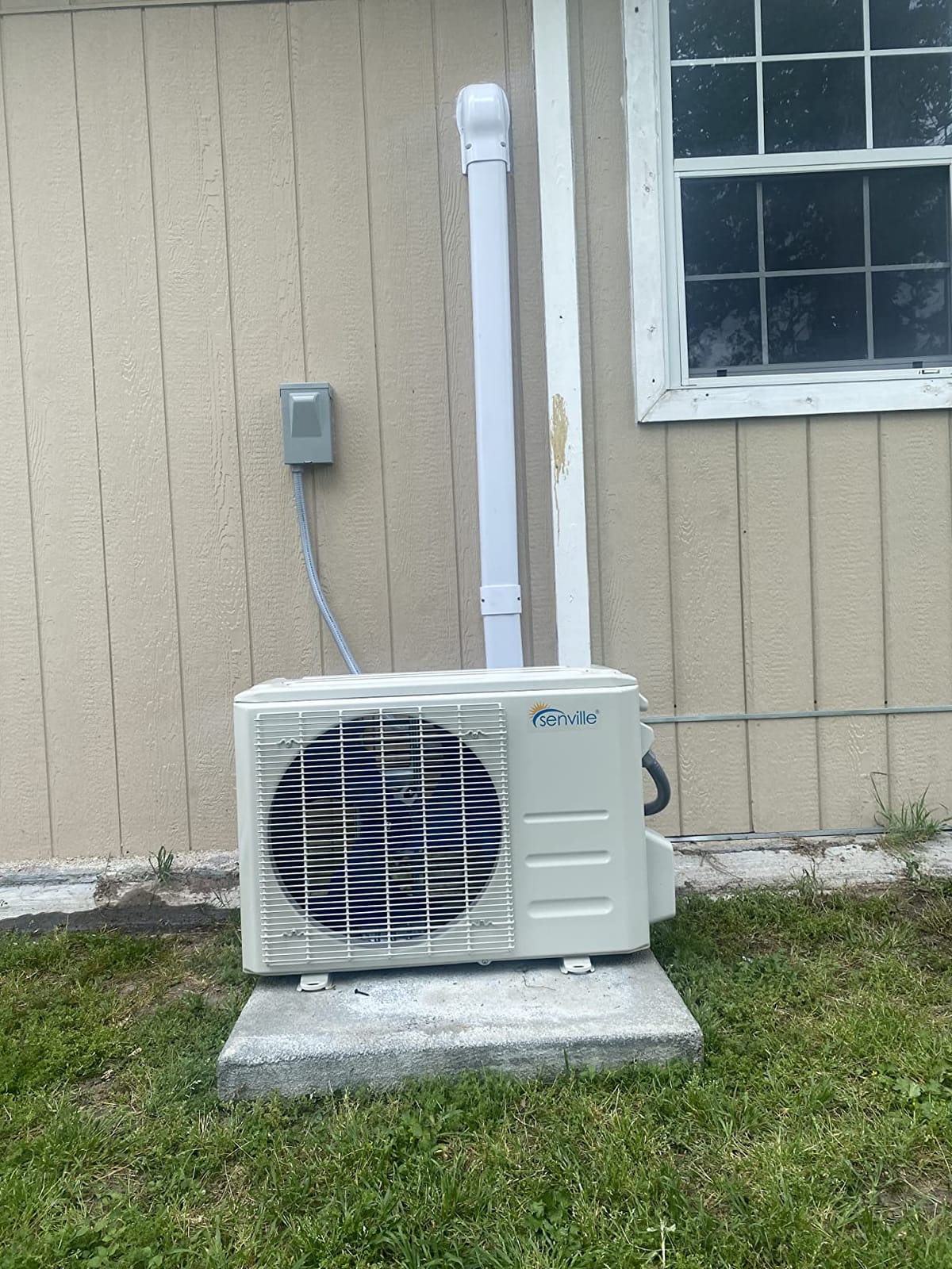 Senville LETO Mini Split Air Conditioner, Heat Pump, 9000 BTU, 208/230V, Ductless, Wall Mounted, Works with Alexa, 0.75 Ton customer photo 2