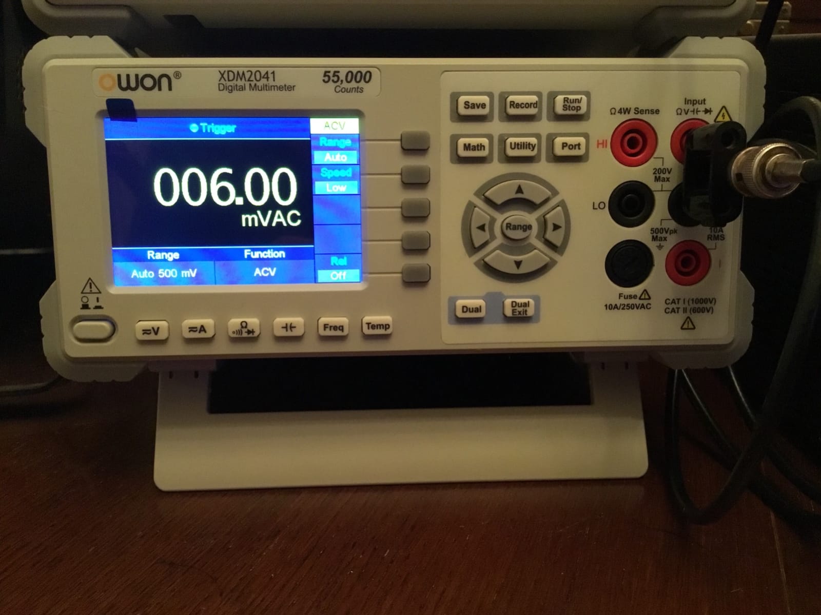 OWON XDM2041 Digital Multimeter True RMS Bench Multimeter AC DC Voltage Current Capacitance 55000 Counts 3.7 inch Two Line Display Desktop Multimeter customer photo 1
