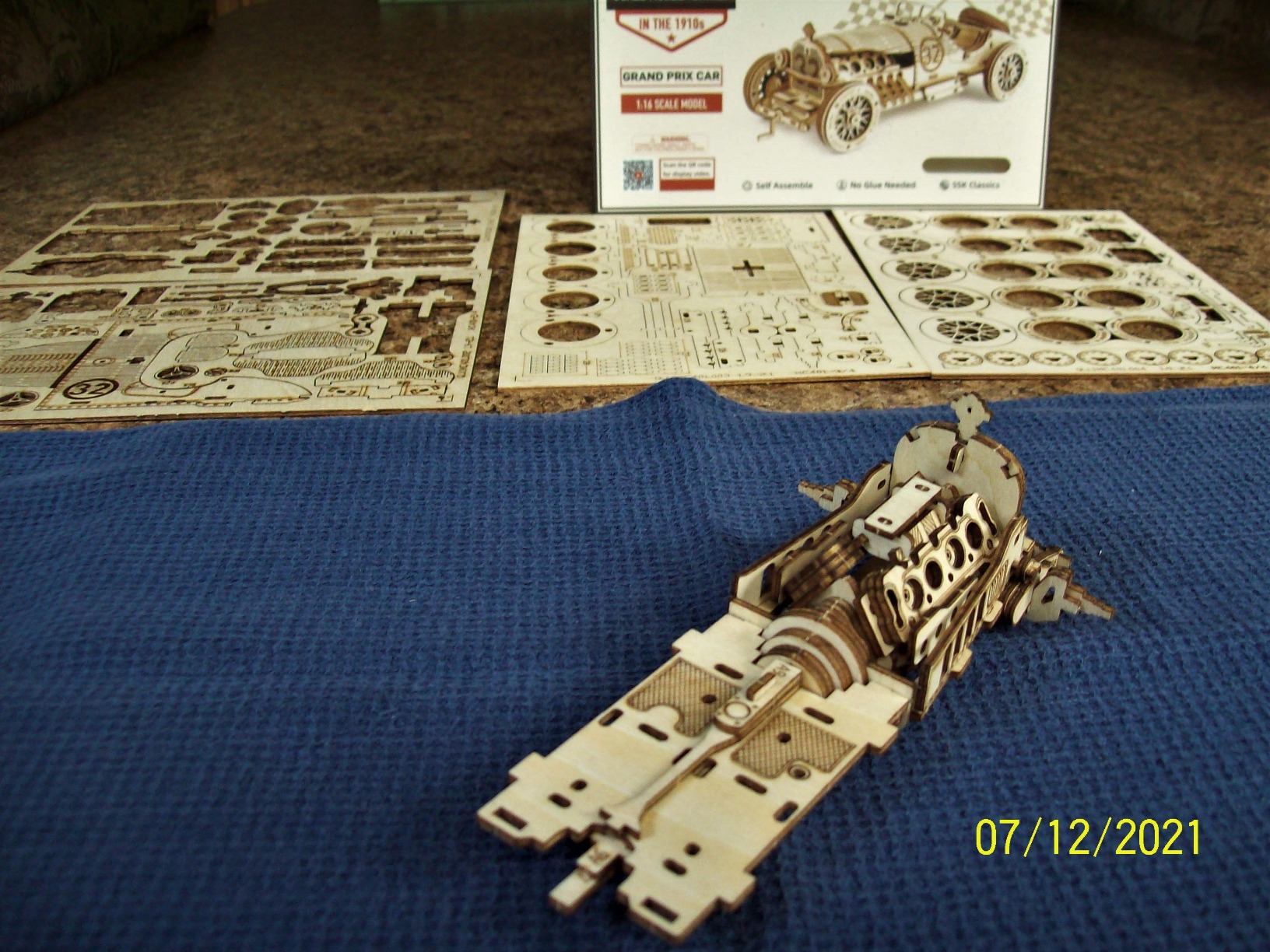 ROKR 3D Wooden Grand Prix Car Puzzle customer photo 1