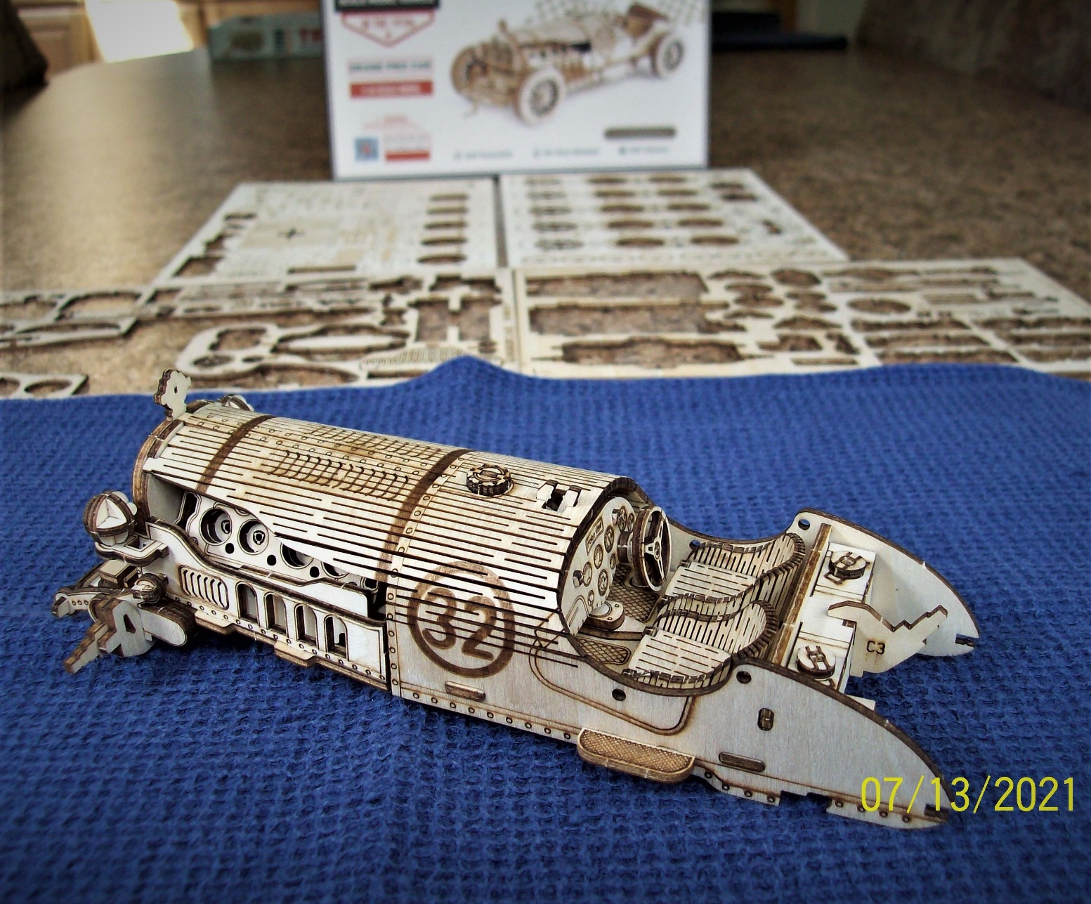 ROKR 3D Wooden Grand Prix Car Puzzle customer photo 2