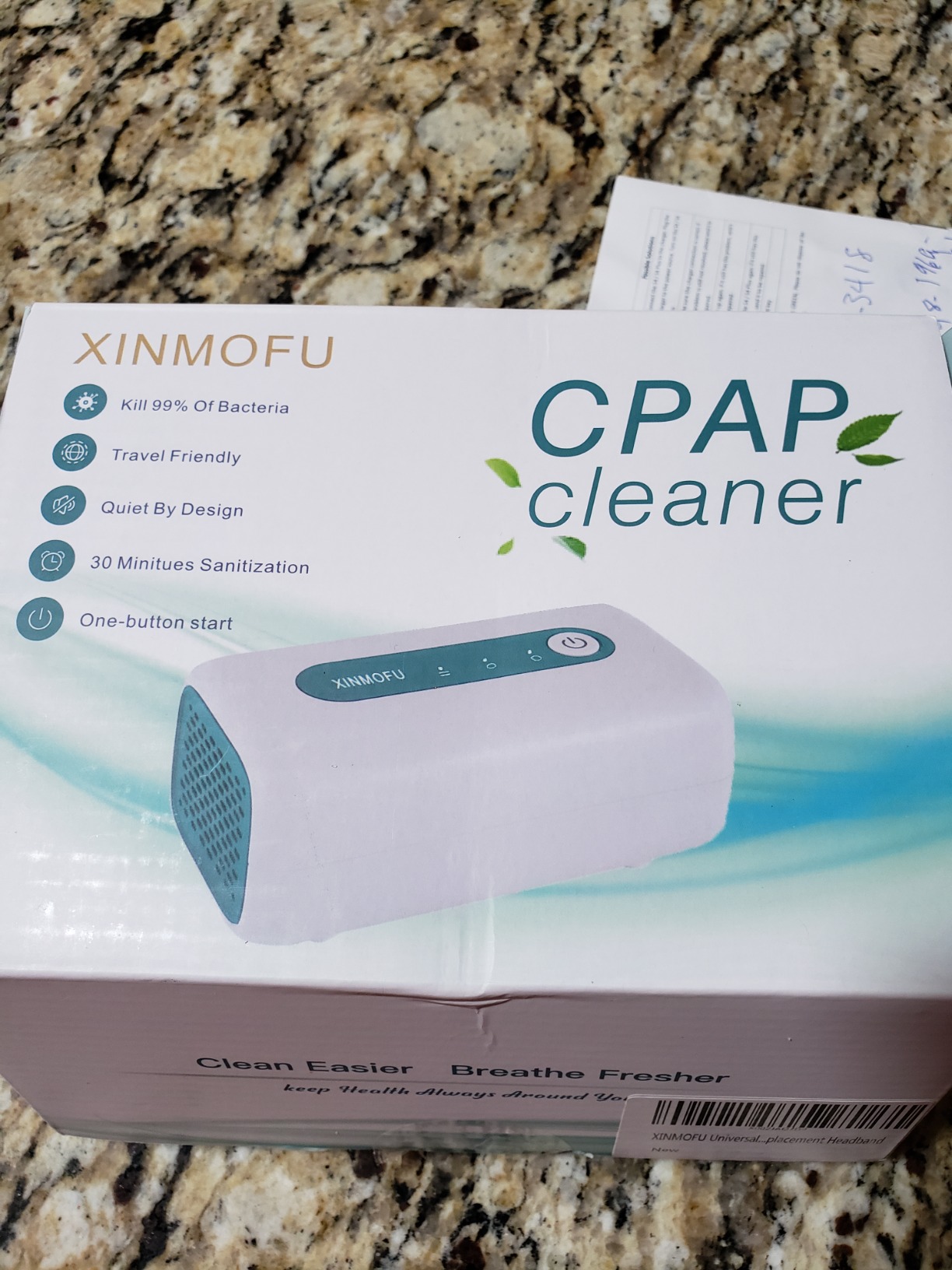 iSonic Ultrasonic CPAP Deep Cleaner (Small) P4821-CPAP, 2.6Qt/2.5L, 110V for North America, with SS. Weight Bracket, Cleaning Tablet, Beige customer photo 2