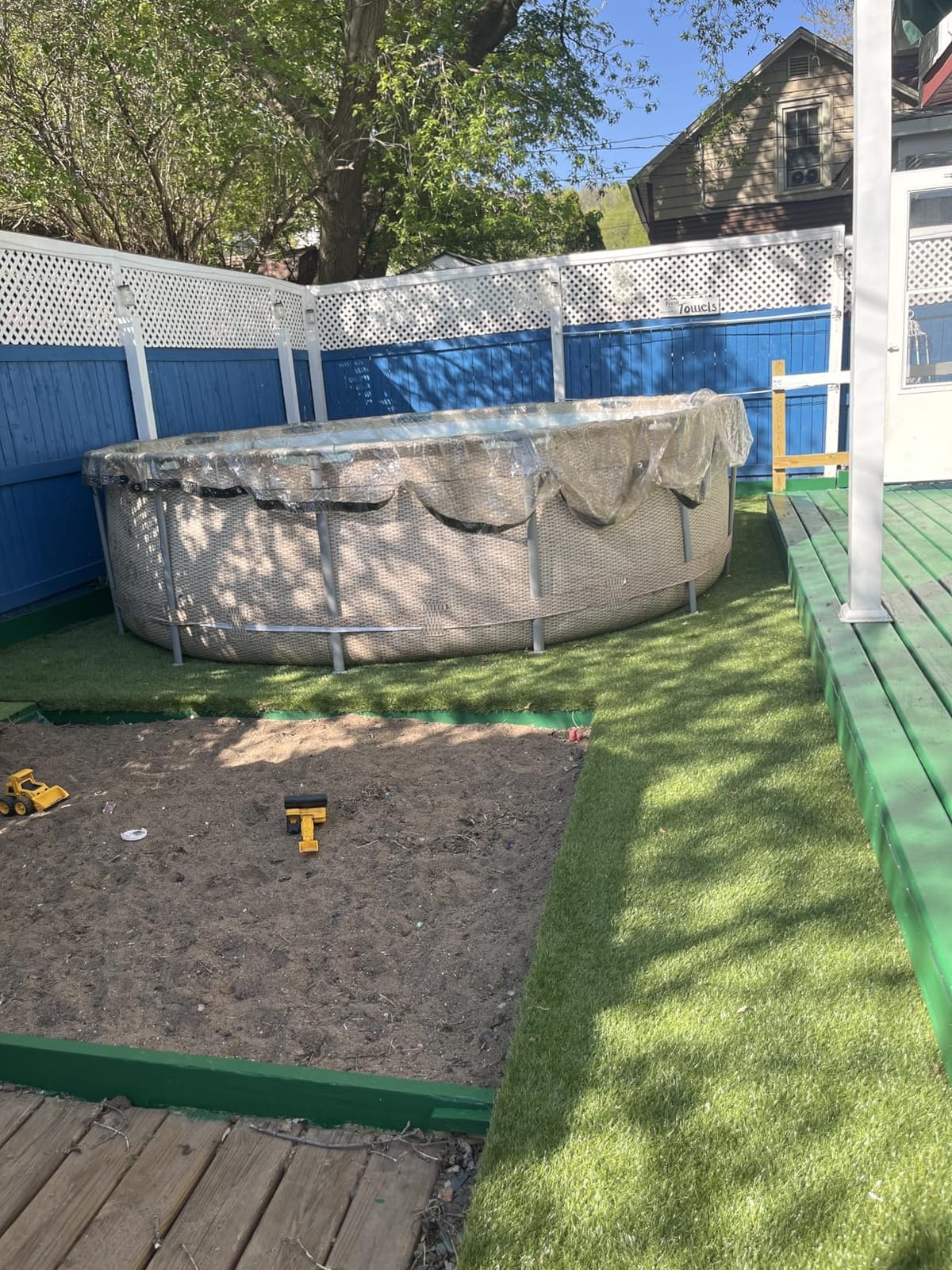 LITA Realistic Deluxe Artificial Grass Synthetic Thick Lawn Turf Carpet (7 FT x 15 FT (105 Square FT)) customer photo 2