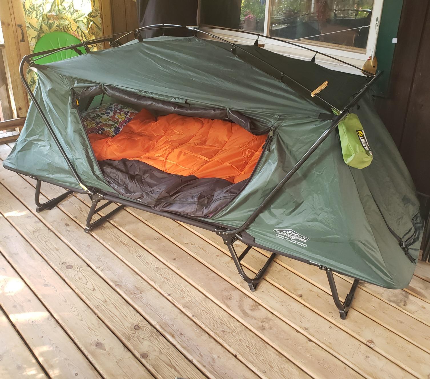 VENTURE 4TH Backpacking Sleeping Bag for Camping - Single, XXL & Double | Water-resistant, breathable polyester. Compresses into included stuff sack for easy carry. Warm & Cold Weather Options. customer photo 1