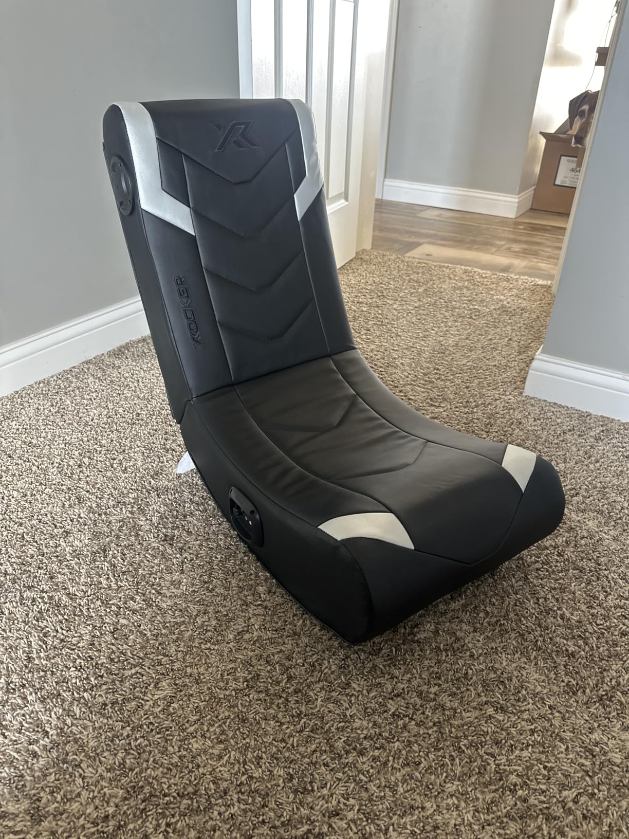 X Rocker Video Gaming Floor Rocker Chair, Built-in Audio, Foldable, for Gamers, Bedroom, or Game Room for Boys, Girls, Teens 5-17, Gifts for Gamers customer photo 1