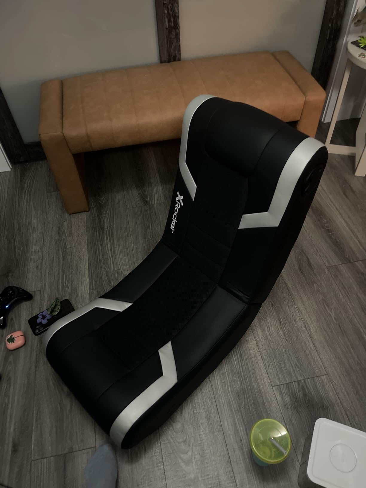 X Rocker Video Gaming Floor Rocker Chair, Built-in Audio, Foldable, for Gamers, Bedroom, or Game Room for Boys, Girls, Teens 5-17, Gifts for Gamers customer photo 2