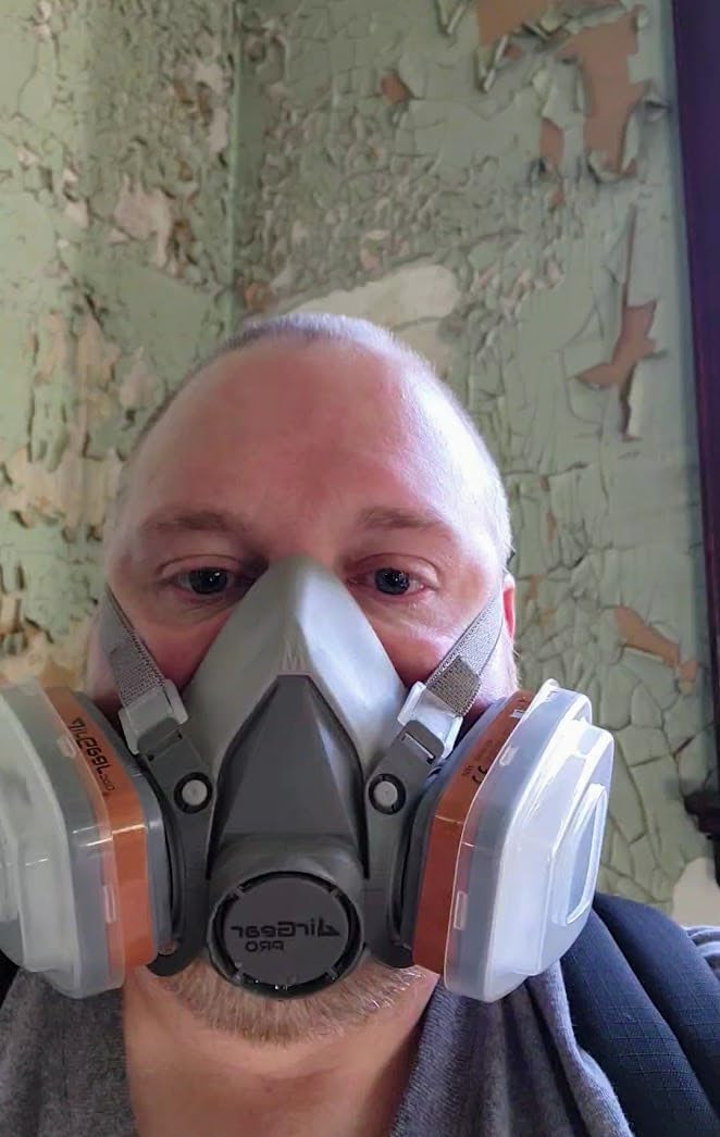 AirGearPro G-500 Reusable Respirator Mask with A1P2 Vapor & Dust Filters customer photo 2