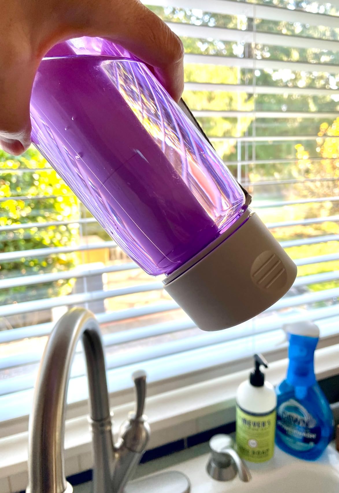 SurviMate Purified Water Bottle for Camping, Hiking, Backpacking and Travel, BPA Free with 5-Stage Integrated Filter Straw customer photo 2