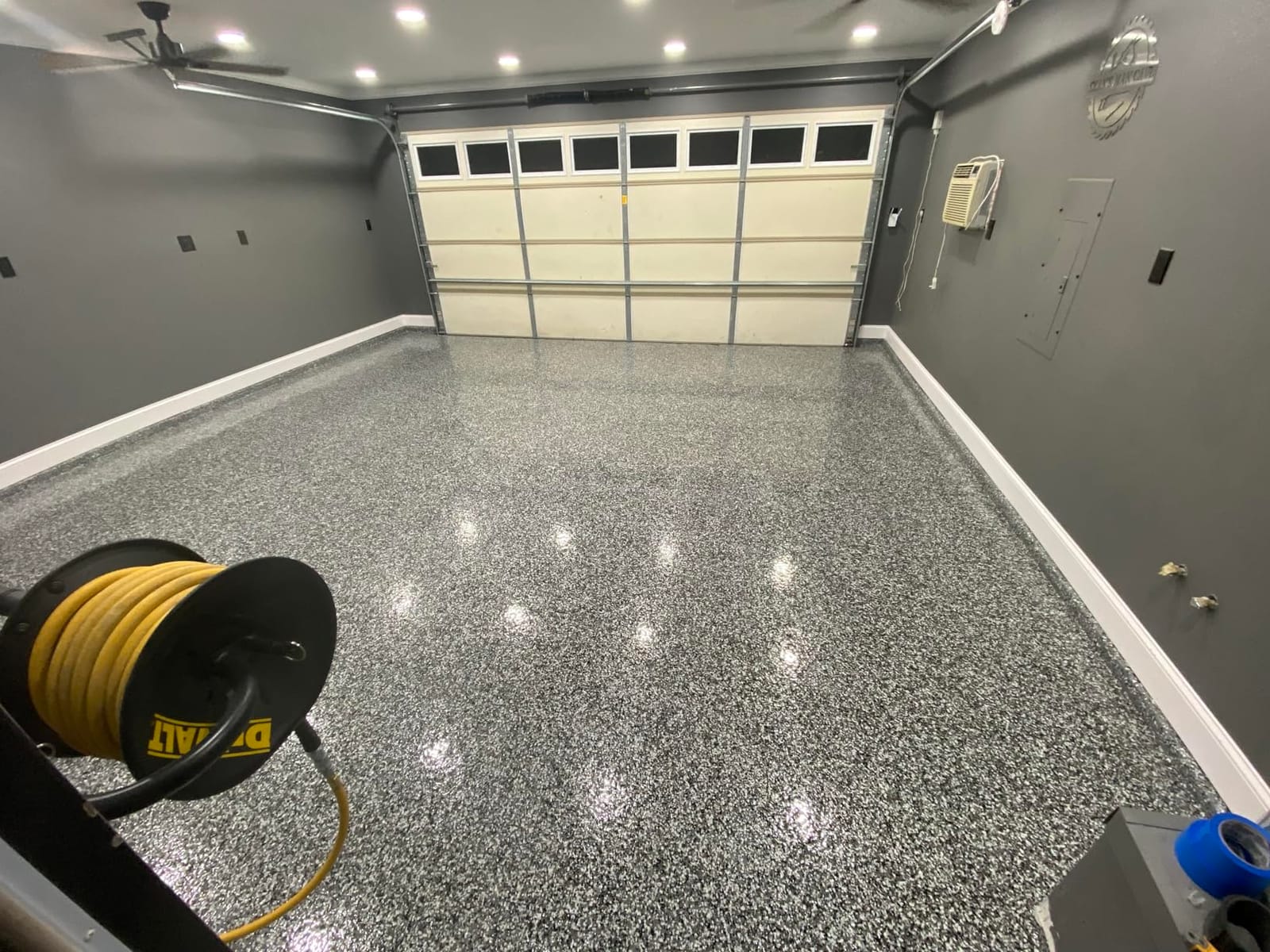 Everflow MPC Clear Epoxy Resin Floor Coating Kit, 3 Gallon | Garage floor epoxy kit. 100% solids, self-leveling epoxy resin coating for garages and commercial concrete floors. customer photo 1