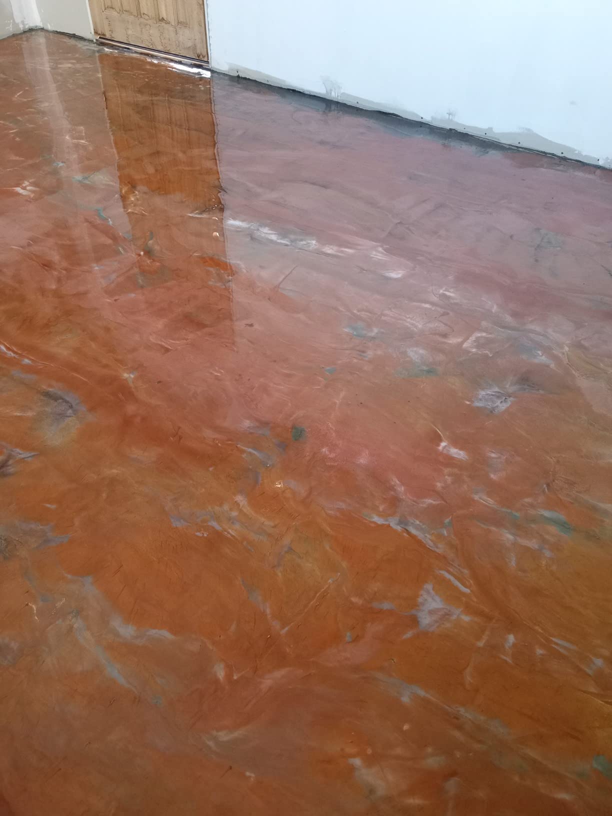 Everflow MPC Clear Epoxy Resin Floor Coating Kit, 3 Gallon | Garage floor epoxy kit. 100% solids, self-leveling epoxy resin coating for garages and commercial concrete floors. customer photo 2
