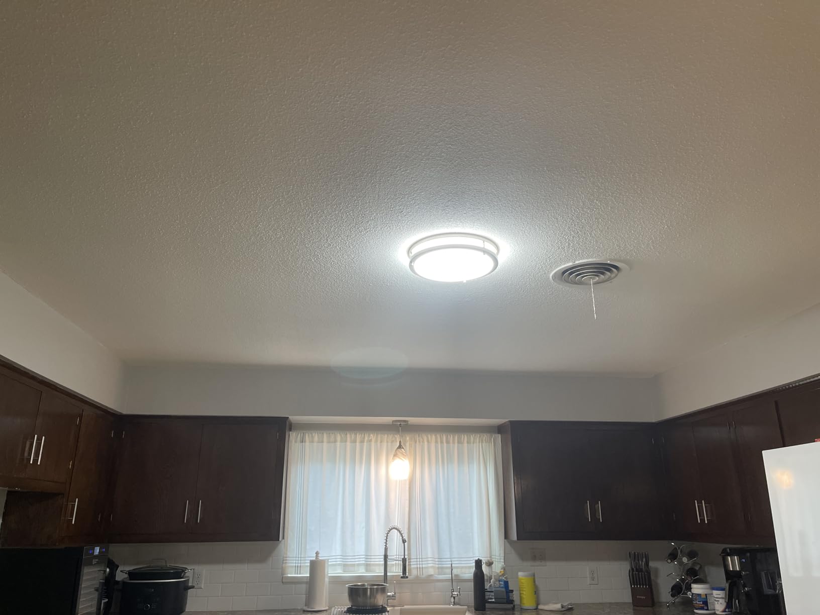 Drosbey 50W Dimmable LED Ceiling Light Fixture, Kitchen Light Fixtures, Flush Mount Ceiling Lights for Bedroom, Bathroom, 3000K/4000K/5000K Selectable, Super Bright 5000LM, UL Listed customer photo 1