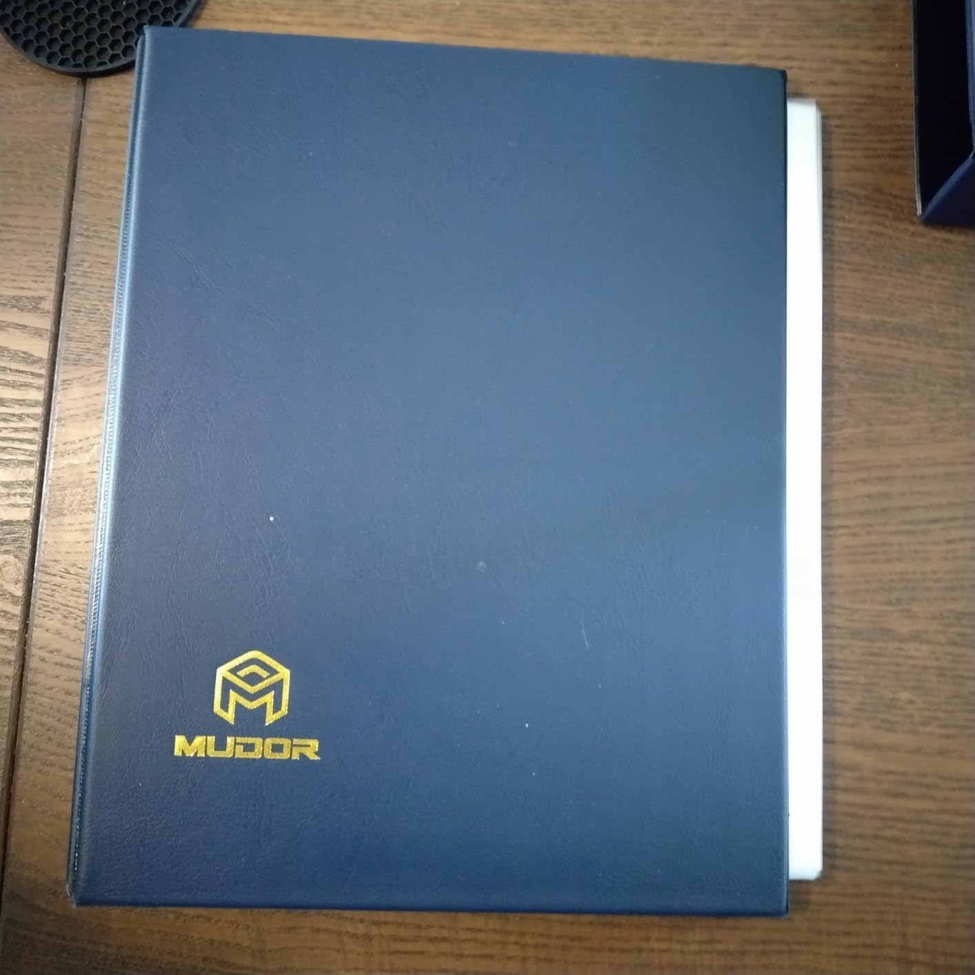 MUDOR Stamp Binder with Slipcase, Empty Stamp Collecting Albums, Blue | Stamp Collecting Supplies, Stamp Stockbook for Documents, Coins, Banknotes Collectors customer photo 1