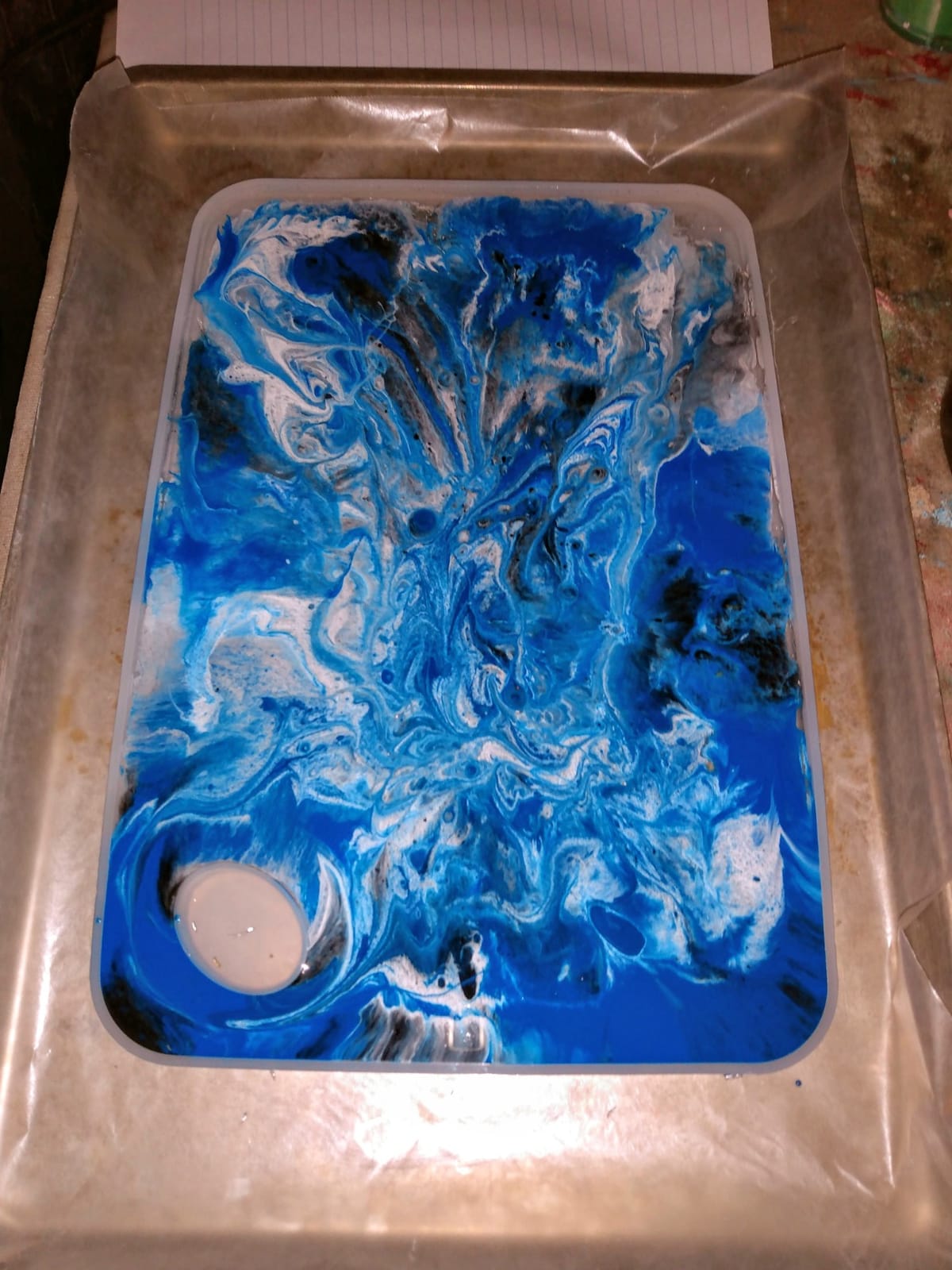 Cheese Board Epoxy Resin Mold with Handles 13 inch Paddle customer photo 2