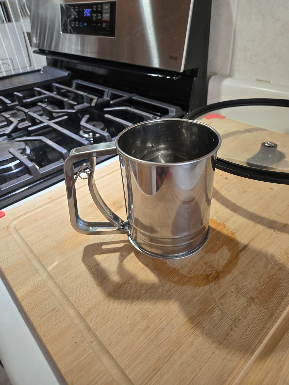 Cook Army Flour Sifter, 3 Cup Stainless Steel, Great Double-layer Baking Sifters for all Baking Flour and Powdered sugar, Flour Strainer customer photo 1