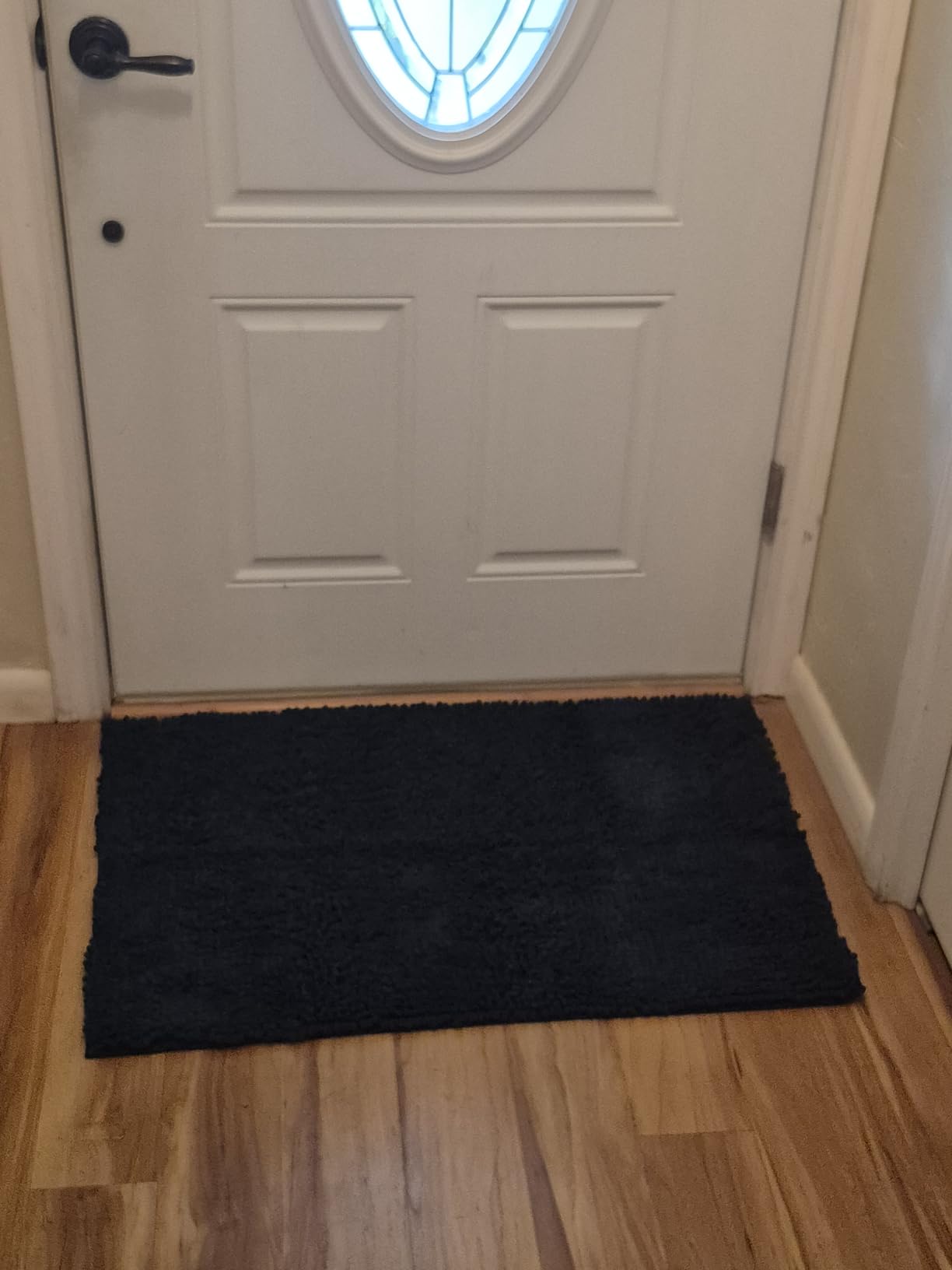 Muddy Mat | Super Water Absorbent Door Mat Indoor, Microfiber Quick Dry Chenille Entryway Rug, Slip Resistant Front Door Mat, Indoor Mats for Entryway, Machine Washable Pet Rug, Grey 30