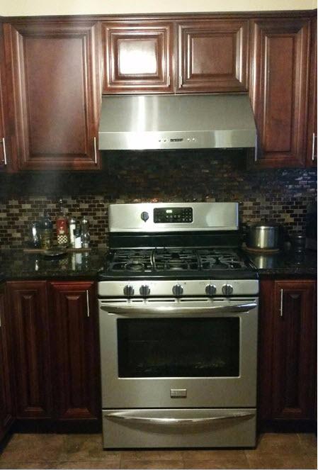 36 in. Haven Coll 380 CFM Ducted Under Cabinet Range Hood, LED, Stainless | Cosmo UMC36 Soft Touch Controls, Permanent Dishwasher-Safe Baffle Filters, 3 Fan Speeds, Backdraft Damper customer photo 2
