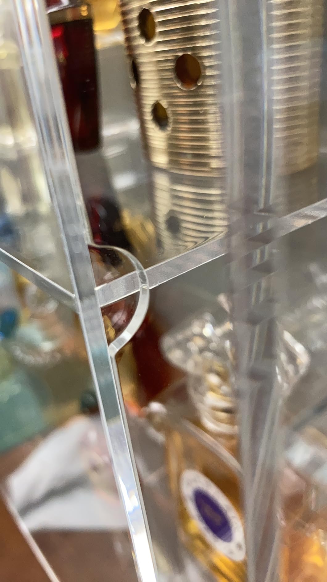 5 Tiers Acrylic Display Case for Mini Funko Pop on Wall or Desktop | 15.7