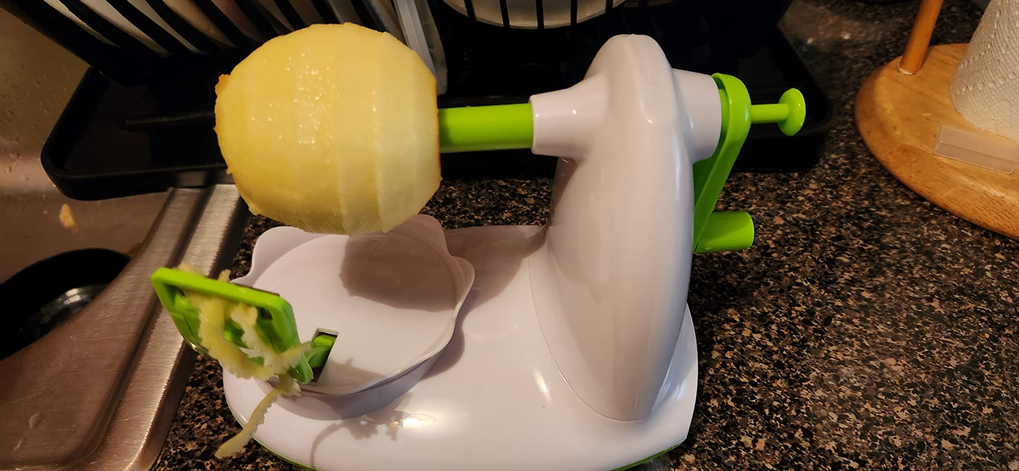 Apple Peeler for Apple Sauce and Pie, 8-Wedge Apple Slicer Corer with Stainless Steel Blades, Upgraded Strong Suction Base, Includes 2 Replacement Blades customer photo 2