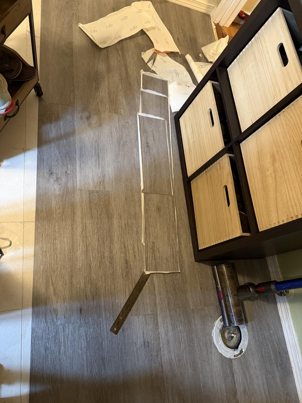 Art3d 36-Pack Wood Texture Peel and Stick Vinyl Flooring Tiles, Brown Stone | 18 & 54 sq.ft Options, Rigid Surface Hard Core, Waterproof, Self-Adhesive, Impact Resistant, Fit Indoor Household Spaces customer photo 1