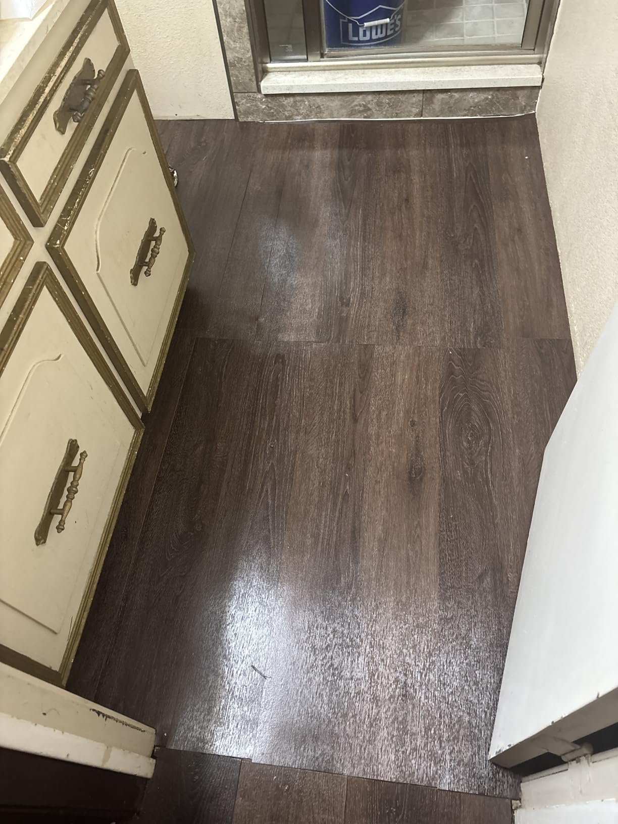 Art3d 36-Pack Wood Texture Peel and Stick Vinyl Flooring Tiles, Brown Stone | 18 & 54 sq.ft Options, Rigid Surface Hard Core, Waterproof, Self-Adhesive, Impact Resistant, Fit Indoor Household Spaces customer photo 2
