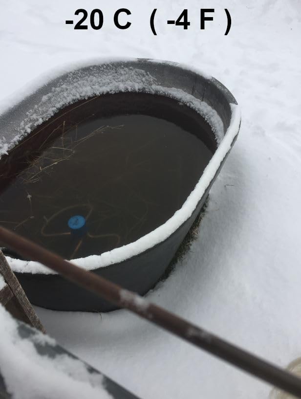 Farm Innovators 2 Pack Submergible Tank De-Icer, 1000W Water Deicer- Ice-N-Easy Design with Protective Cage customer photo 1