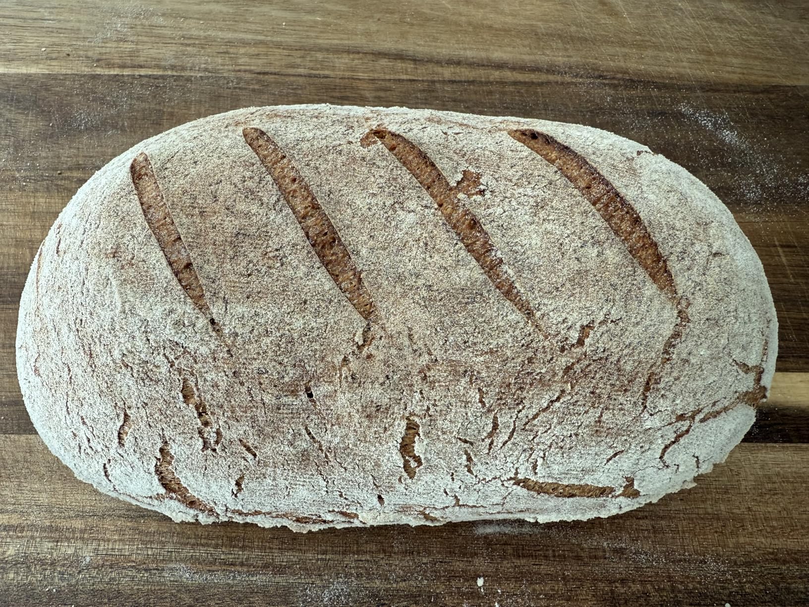Bulka Oval 750g Groove Banneton Bread Proofing Basket Pressed Wood Pulp, Sourdough Proofing Basket - Non-Stick Batard Brotform Sourdough Bread Baking Supplies, Made in Germany. customer photo 2