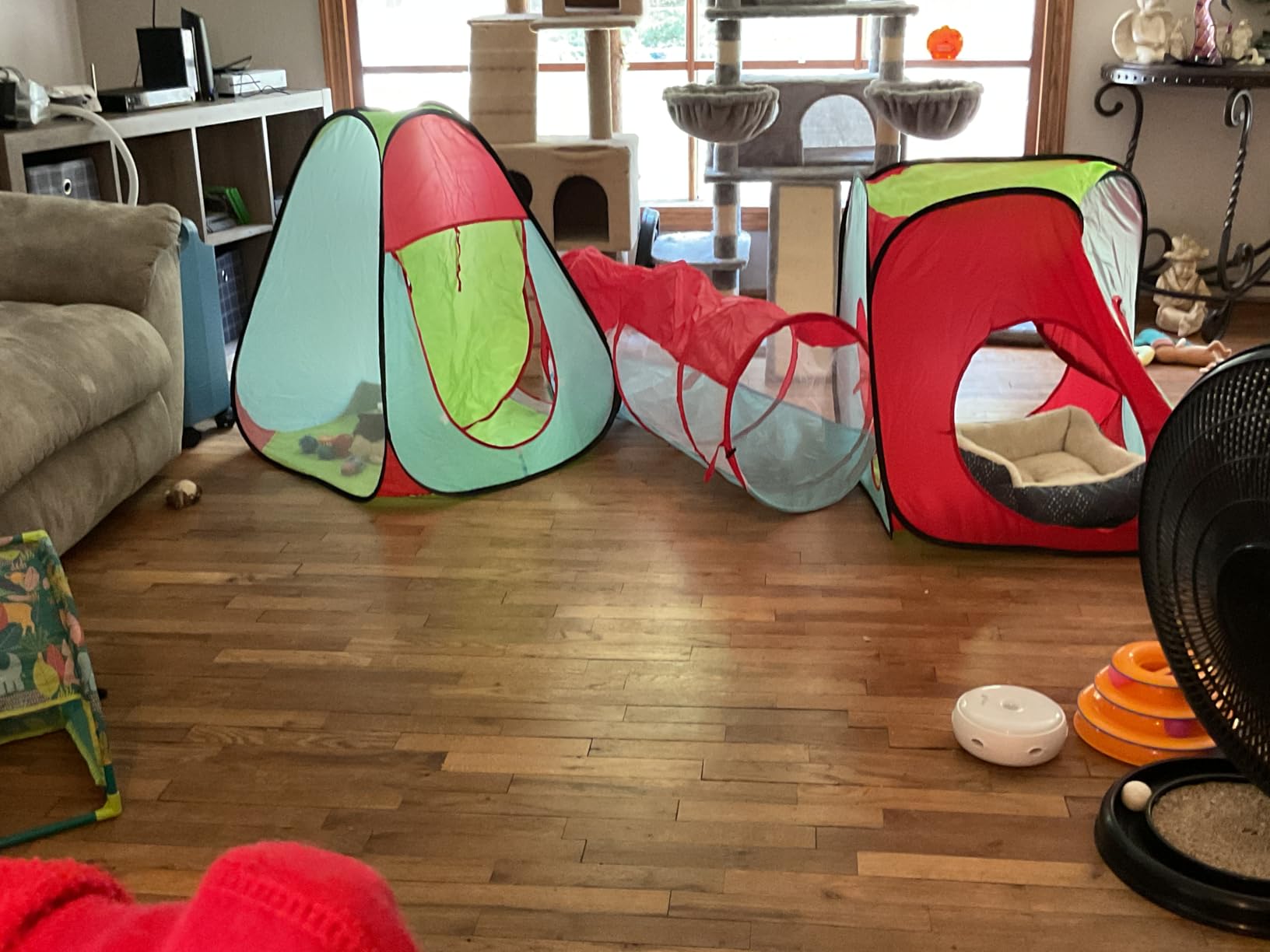 3pc Kids Play Tent for Toddler with Ball Pit+Crawl Tunnel+Castle Tent, Pop Up Children Playhouse for Boys and Girls Gift, Collapsible Baby Play Tent Toy Indoor and Outdoor Games customer photo 2