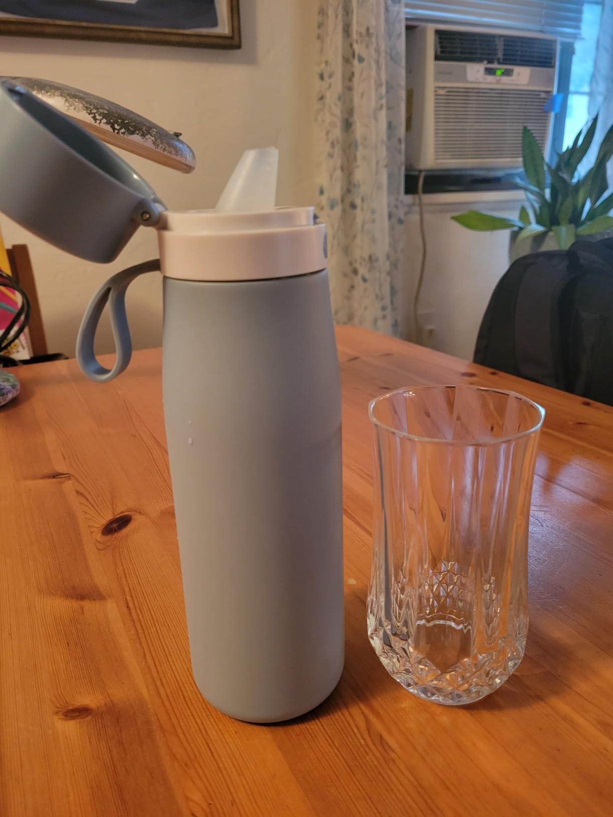 PHILIPS Filtered Water Bottle Stainless Steel Travel Keeps Cold 18.6oz Blue | Insulated BPA-Free Water Bottle With Leakproof Lid. Filter Removes Chlorine & Odor, Lasting 2 Months Or 40 Gallons customer photo 2
