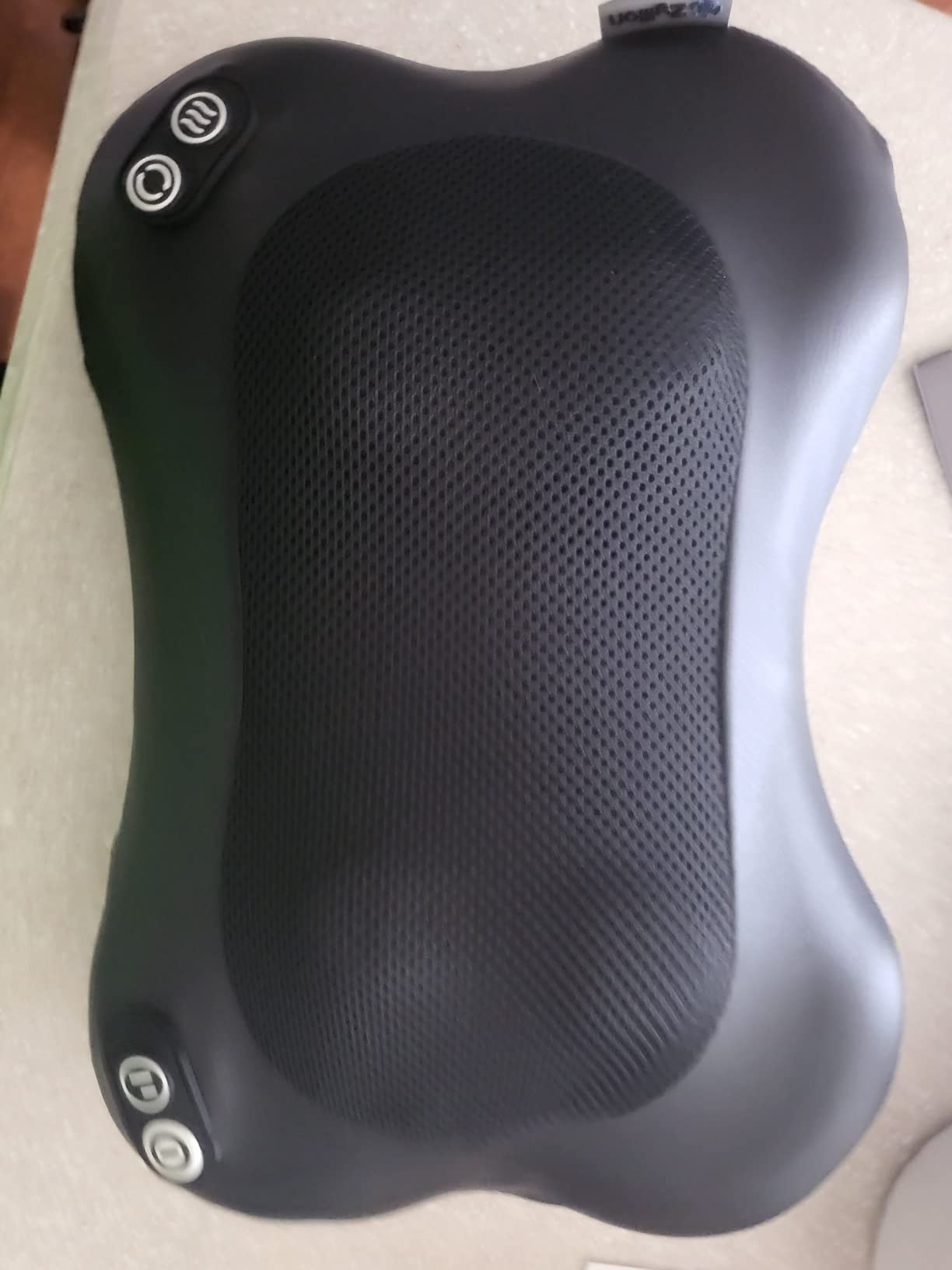 Zyllion ZMA-34 Back and Neck Massager with Heat for Pain Relief, Black | Shiatsu, Deep Tissue, Kneading, Massage Pillow, Doctor Recommended customer photo 1