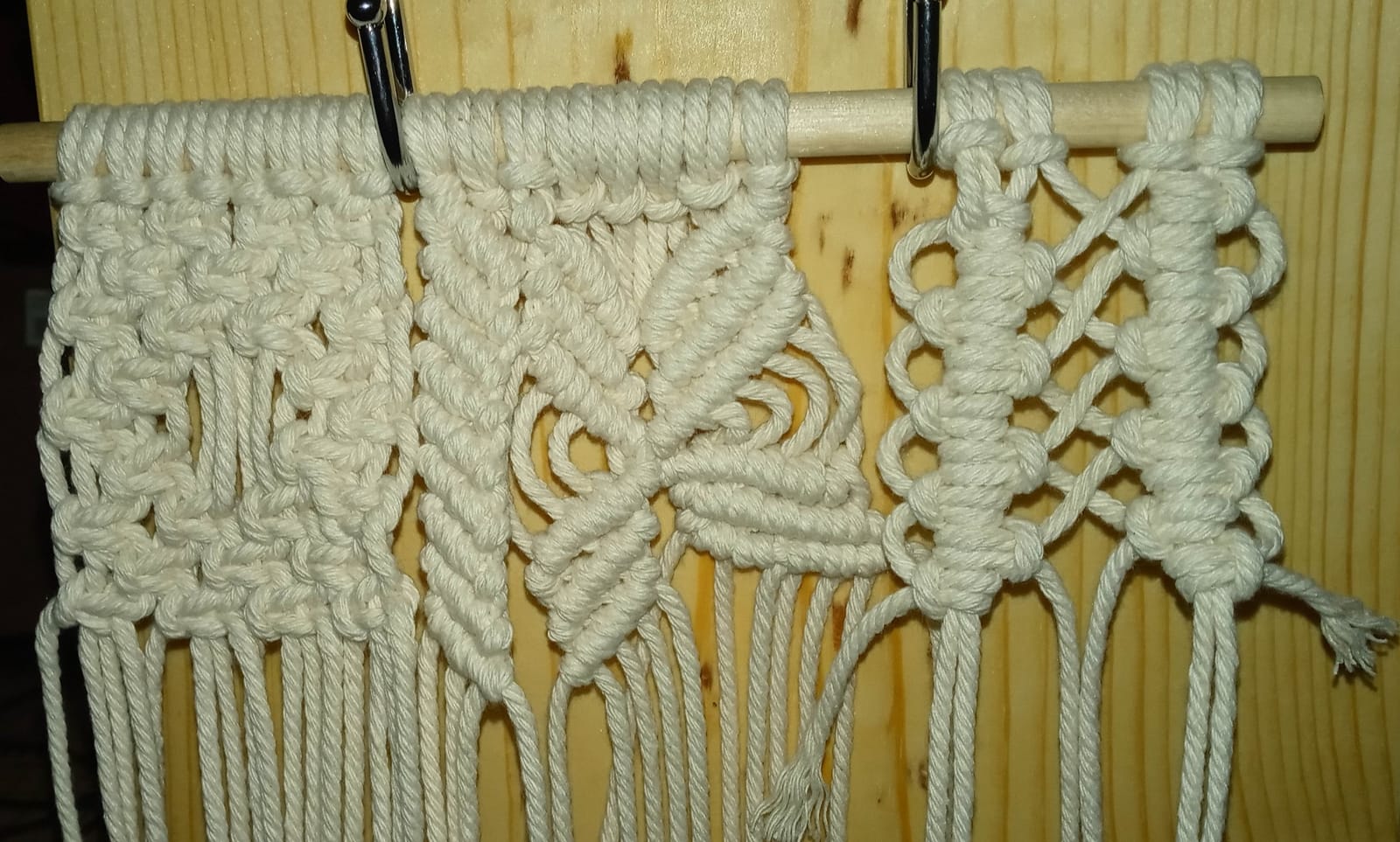 169pcs Macrame Kits for Beginners 3mm x 220yards Natural Cotton Macrame Cord Wall Hanging Kit, Best Macrame Supplies for Macrame Plant Hanger with Wooden Beads,Wooden Rings,Wooden Sticks,S Hooks customer photo 2
