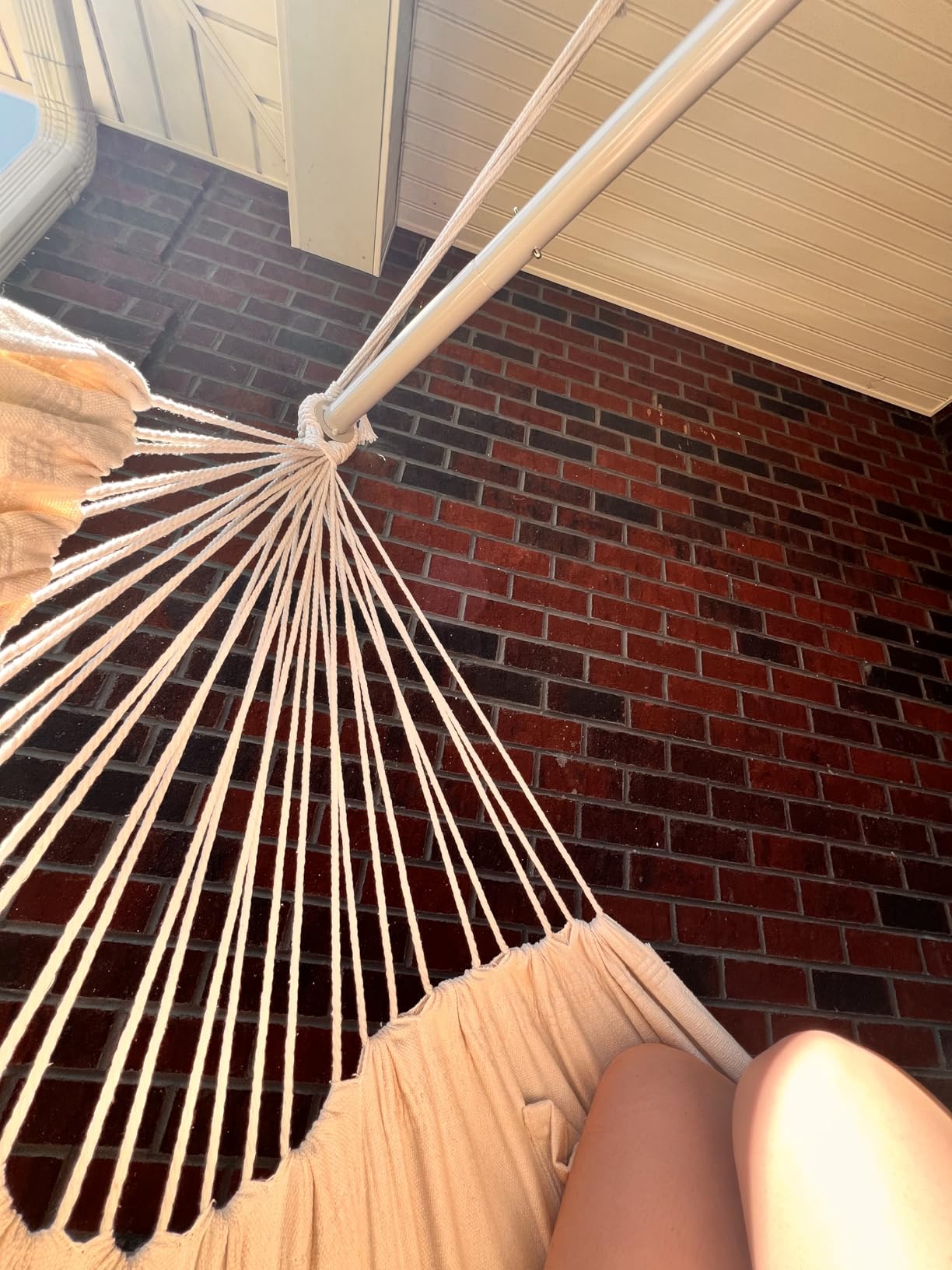 ADVOKAIR Hammock Chair Swing XXL, 1/3 Larger Than Standard, 500lbs | Steel Anti-slip Bar, Indoor/Outdoor,70.9