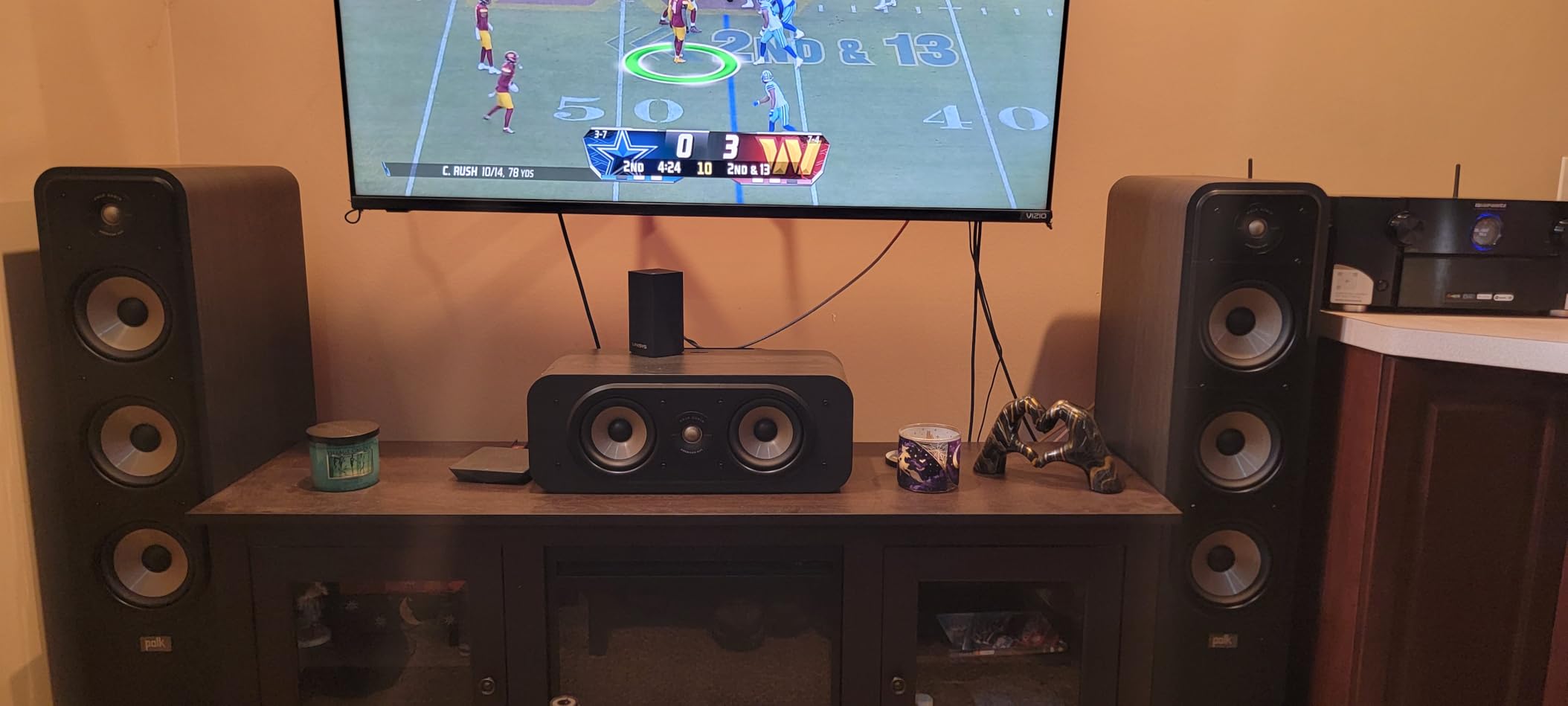 Polk Signature Elite ES60 Tower Speaker, Single, Contemporary Walnut customer photo 1