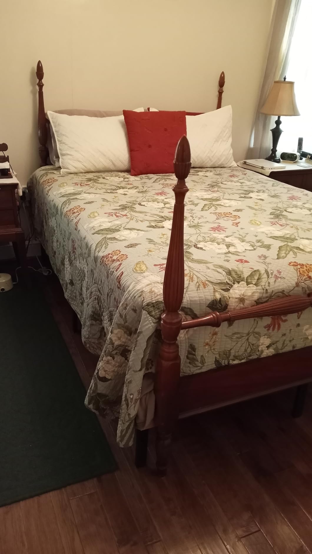 Upcanso 16 Inch Queen Bed Frame No Box Spring Required Metal Platform | Queen Size Bed Frames with 14 Inch Storage, 3,500 lbs Heavy Duty Steel Slats Support, Easy Assembly Mattress Foundation customer photo 1