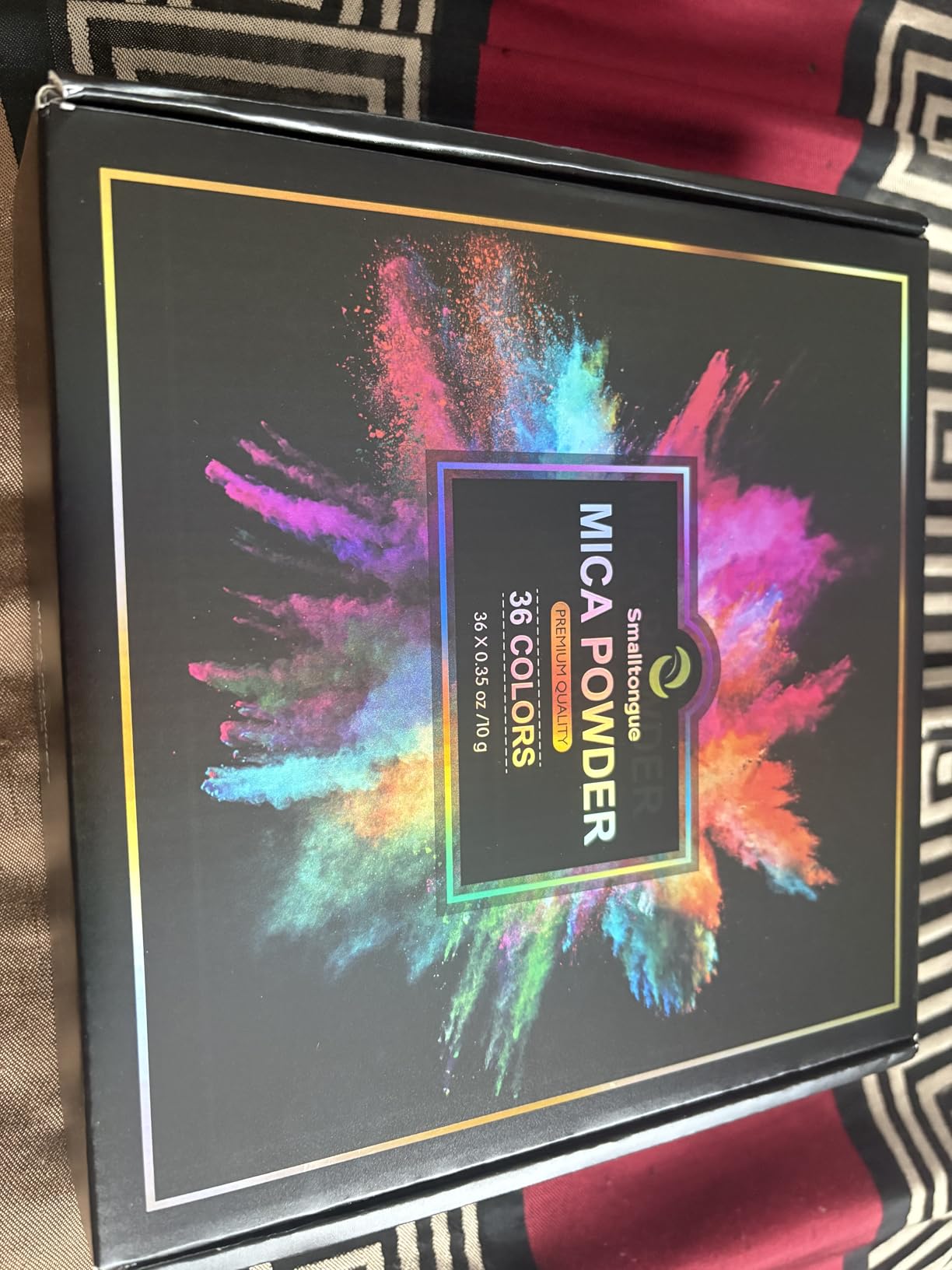 Mica Powder, 72 Colors (10g), Pigment for Epoxy Resin, Soap, Bath Bomb | Complies with ASTM D-4236| For Lip Gloss, Art Crafts, Resin Dye, Nails| Glitter Pigment customer photo 1