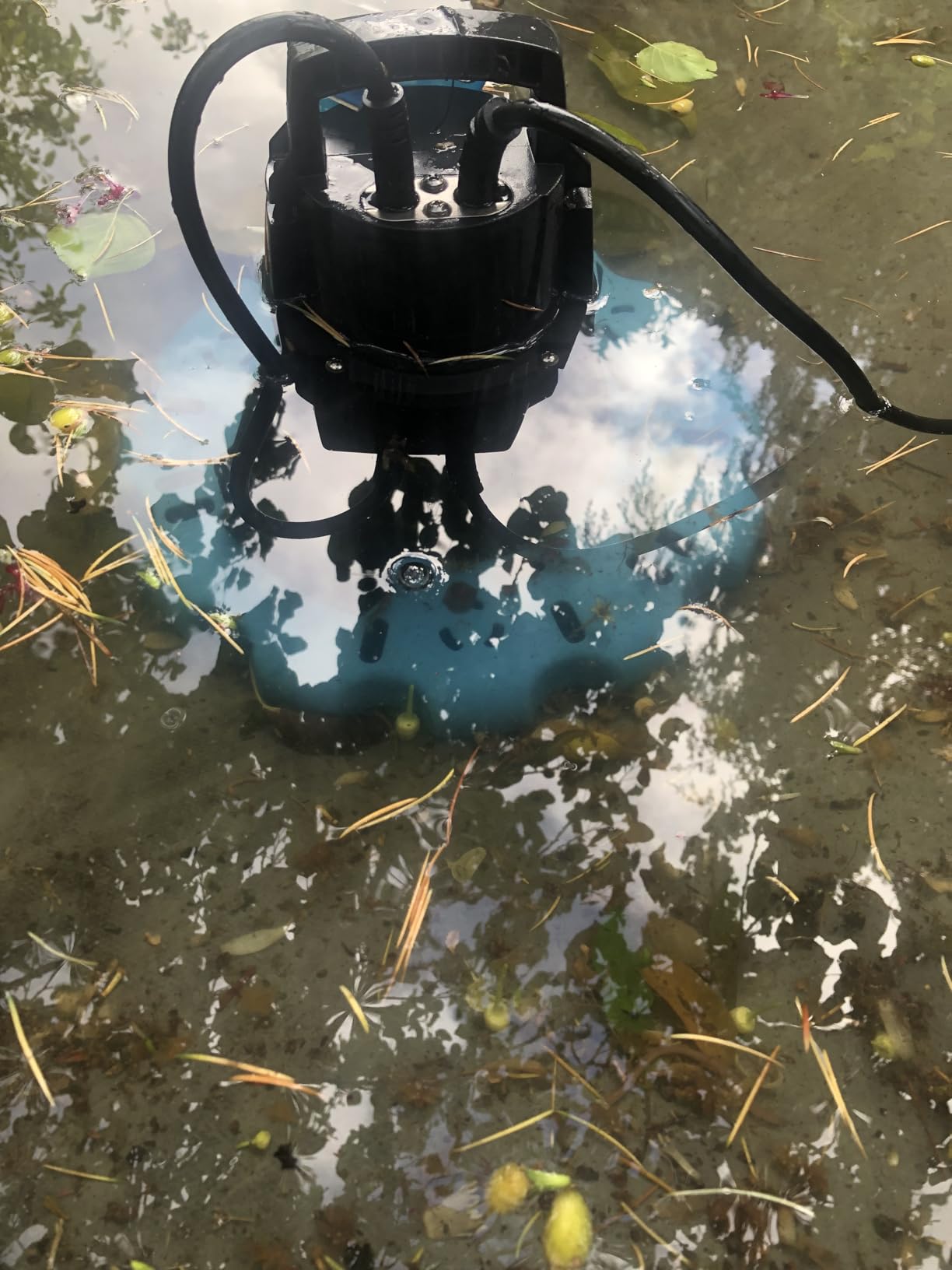 Acquaer 1/4 HP Automatic Swimming Pool Cover Pump, 2250 GPH Submersible Sump Pump with 3/4