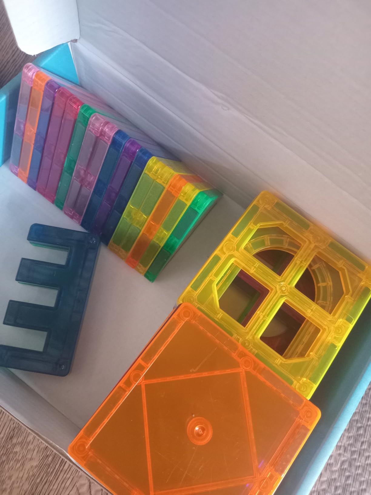 Magnetic Tiles Toddler Toys Magnetic Building Blocks for Kids Ages 3-12 STEM Educational Toys for Girls & Boys Sensory Toys for Kids with Autism Classroom Must Haves Outdoor Toys customer photo 1