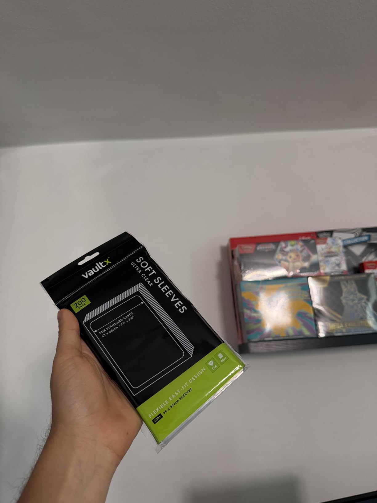 Vault X Soft Penny Sleeves (1000 Pack) Clear for Trading Cards TCG | Fits standard-size TCG cards for daily storage. Soft, clear penny sleeves, acid-free. customer photo 2