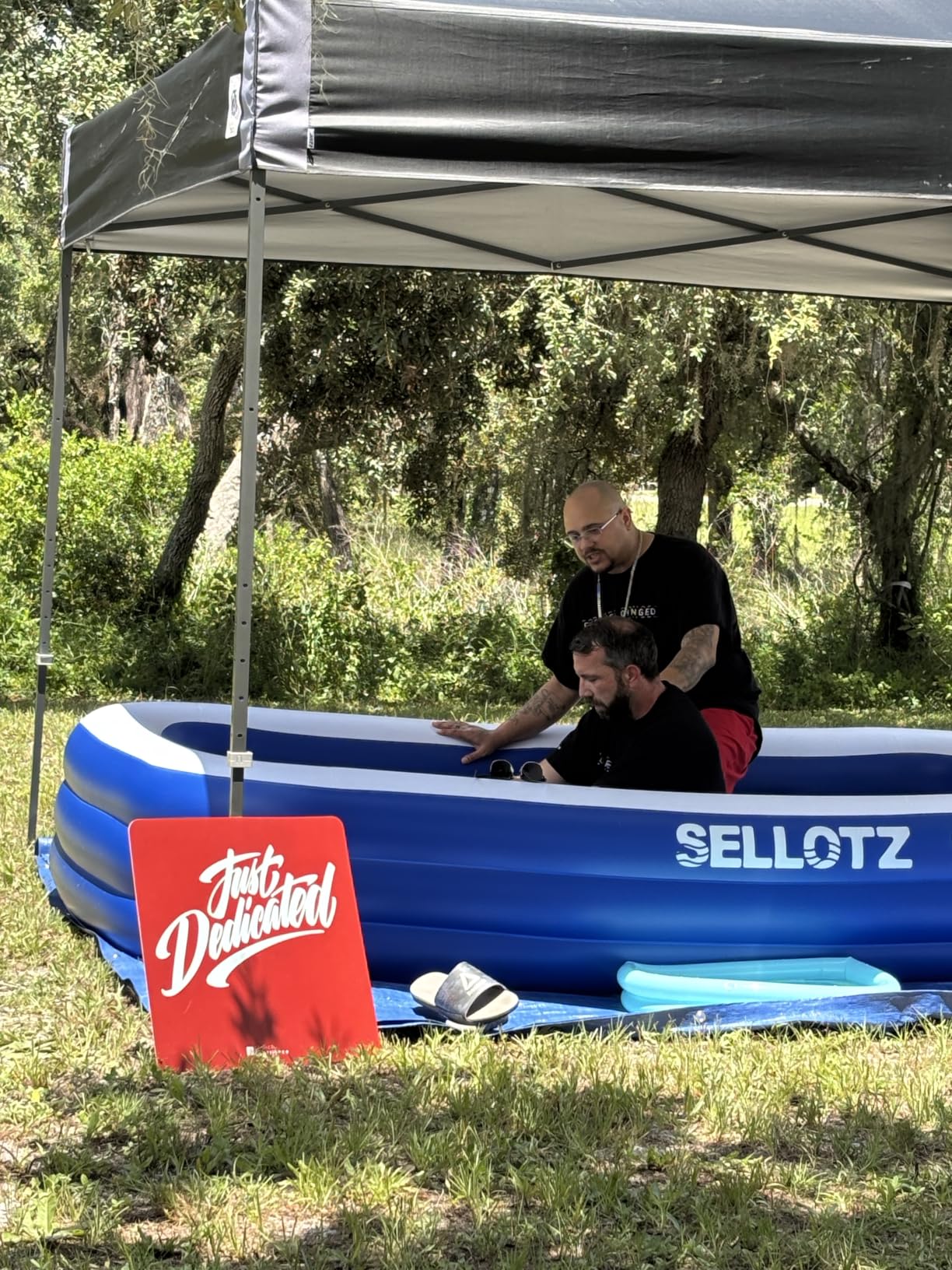 SELLOTZ Inflatable Pool for Kids and Adults, 120