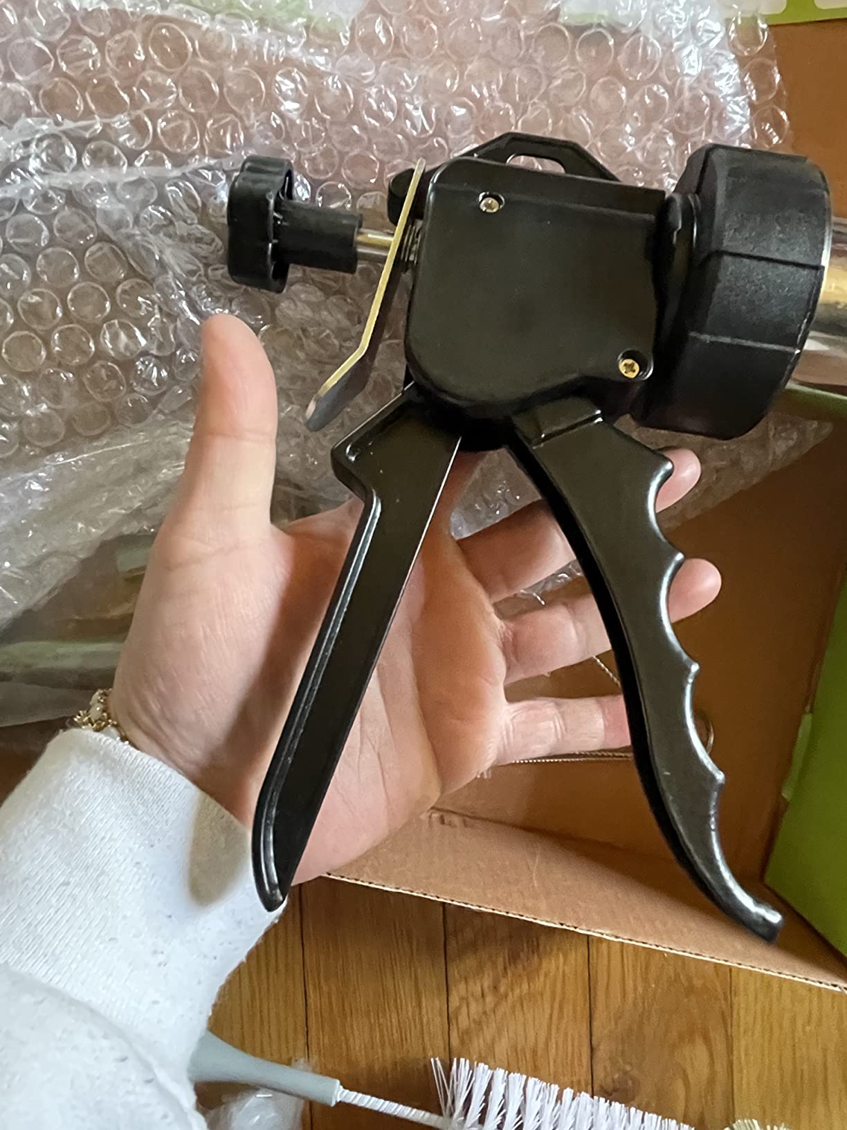Large Capacity Jerky Gun Kits, Jerky Cannon, Stainless Steel Jerky Maker, Jerky Shooter, Meat Gun, Beef Deer Jerky Making Gun Kit, Gifts for Women Men customer photo 1
