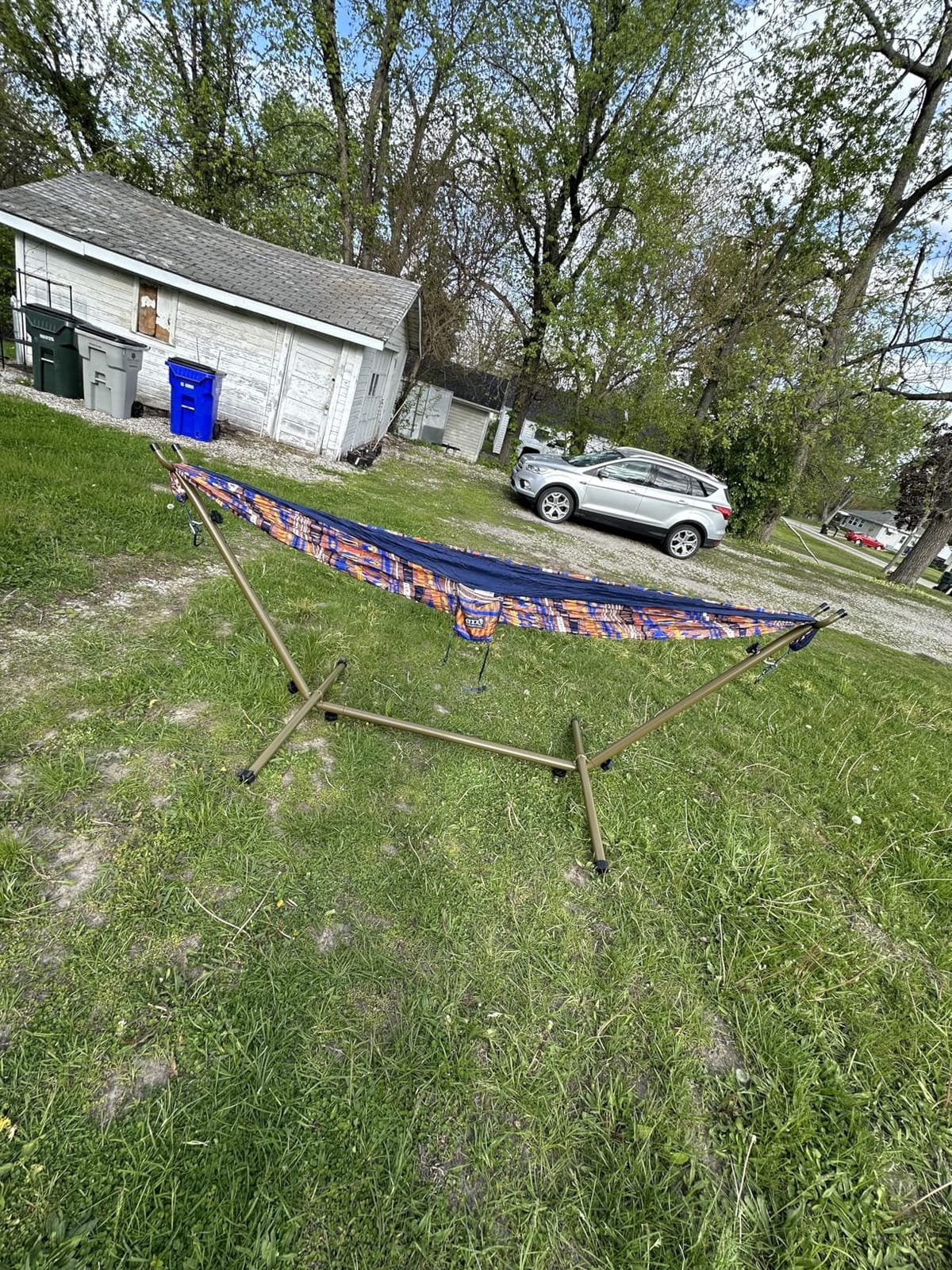 Wise Owl Outfitters Portable Hammock Stand, 106x42, 440lb Capacity customer photo 1