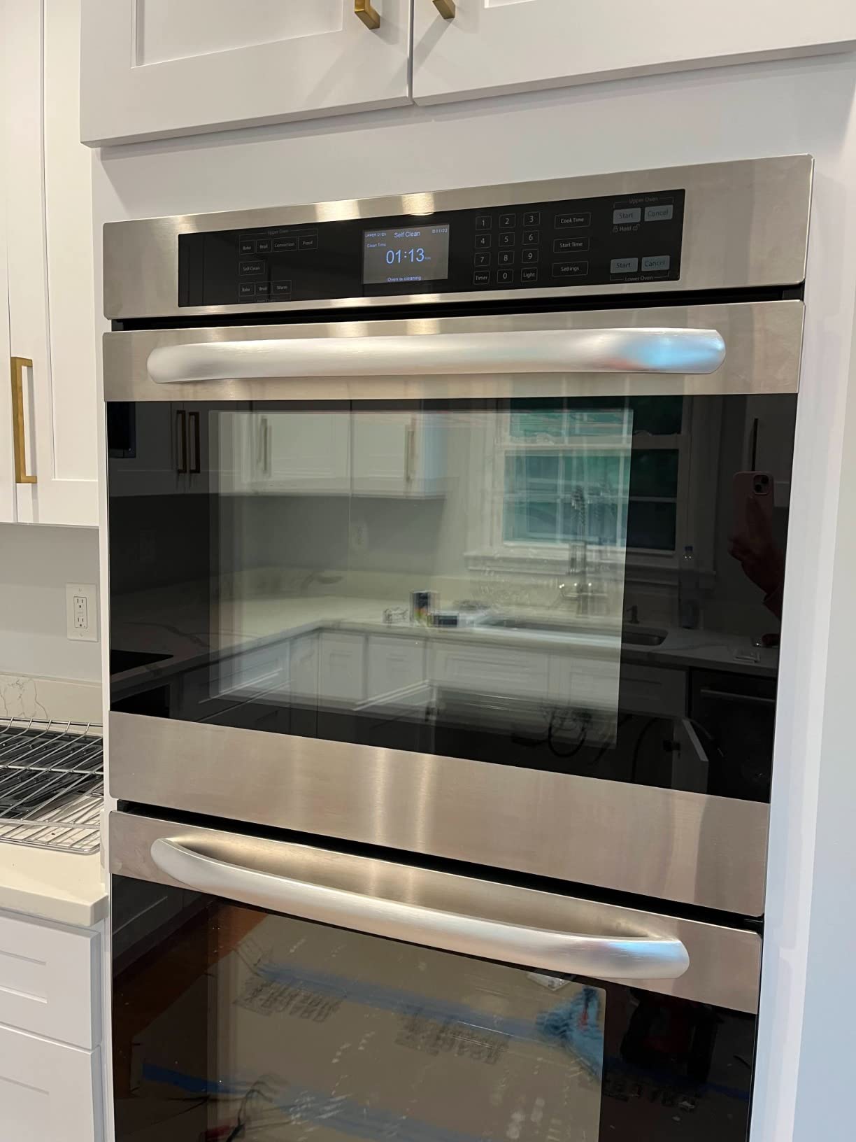 KoolMore 30-Inch Electric Single Wall Oven with Quiet, Rapid Convection Cooking, 7 Cook and Baking Modes, Large Capacity Oven, Stainless-Steel Unit, Self-Cleaning (KM-WO30S-SS) customer photo 1