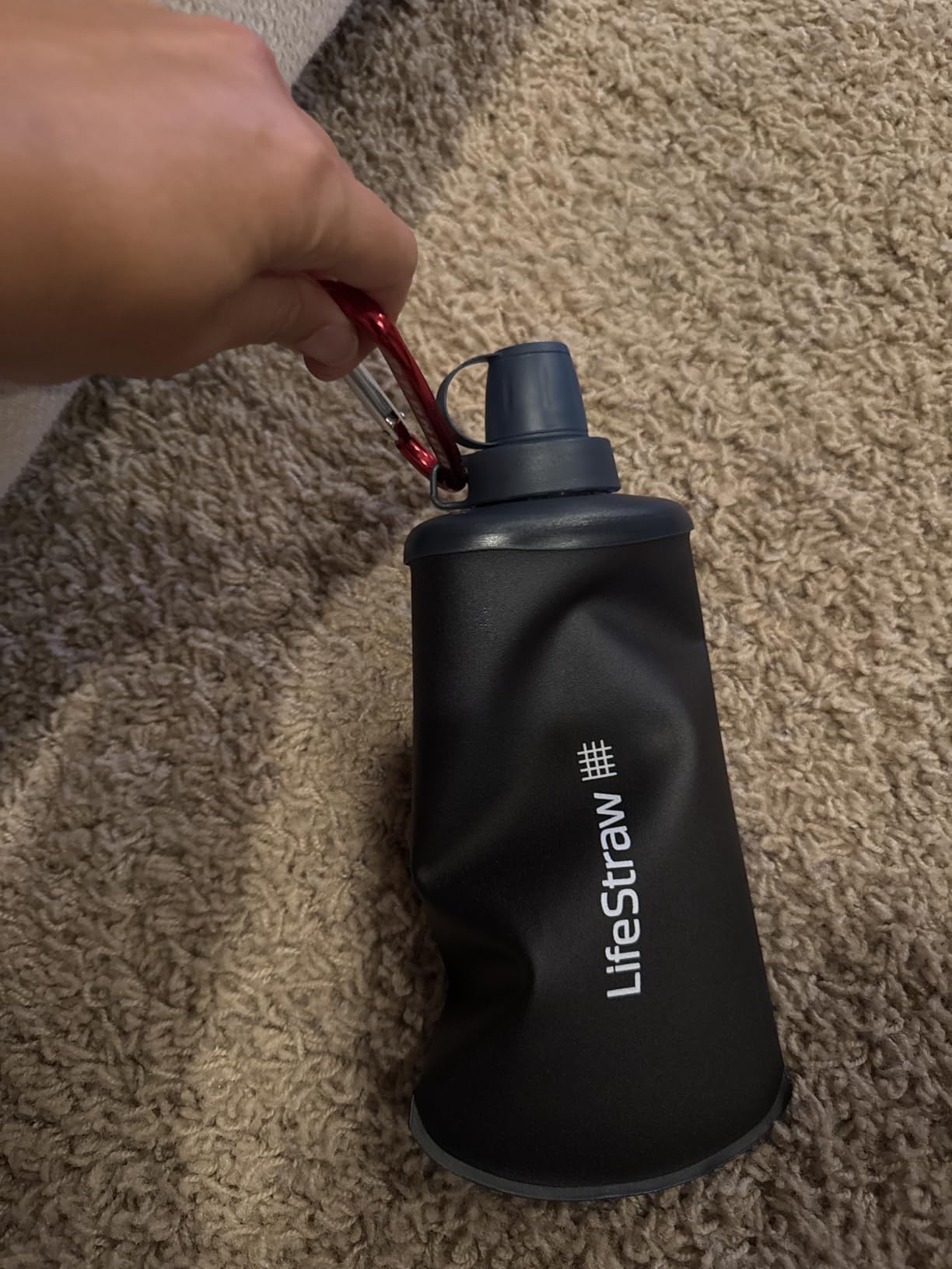 LifeStraw Peak Series Water Filter - 1L, Dark Mountain Gray, Protects Against Bacteria and Parasites, Ultra-Compact and Versatile customer photo 1