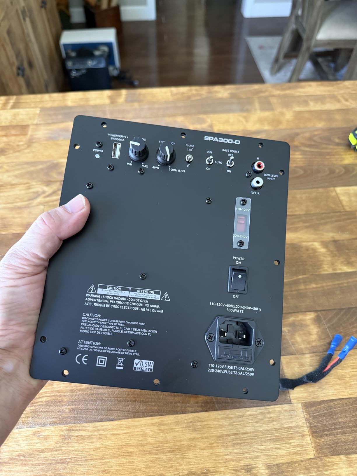 Dayton Audio SPA300-D 300 Watt Class-D Subwoofer Plate Amplifier customer photo 2