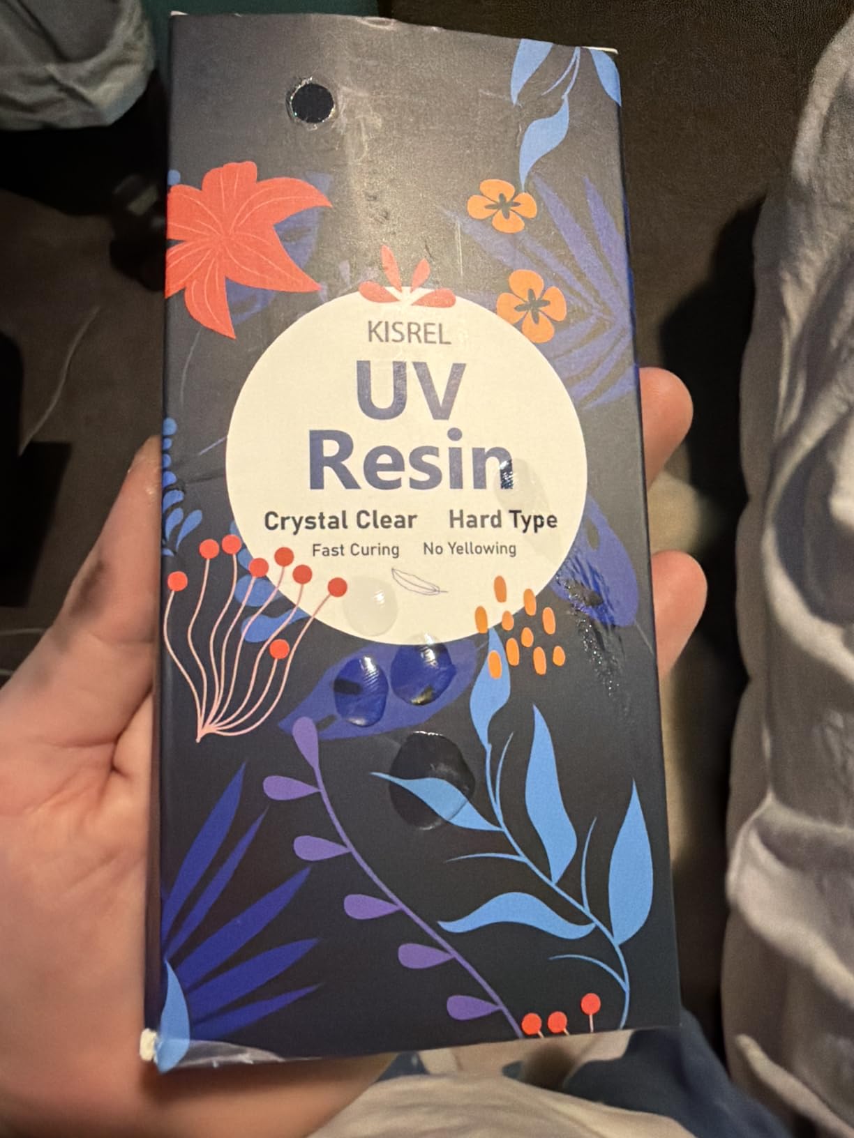 KISREL UV Resin 300g, Hard Type UV Resin Kit for Craft Jewelry Making | Upgraded UV Resin Kit, Crystal Clear Ultraviolet Curing UV Epoxy Resin for Craft customer photo 1