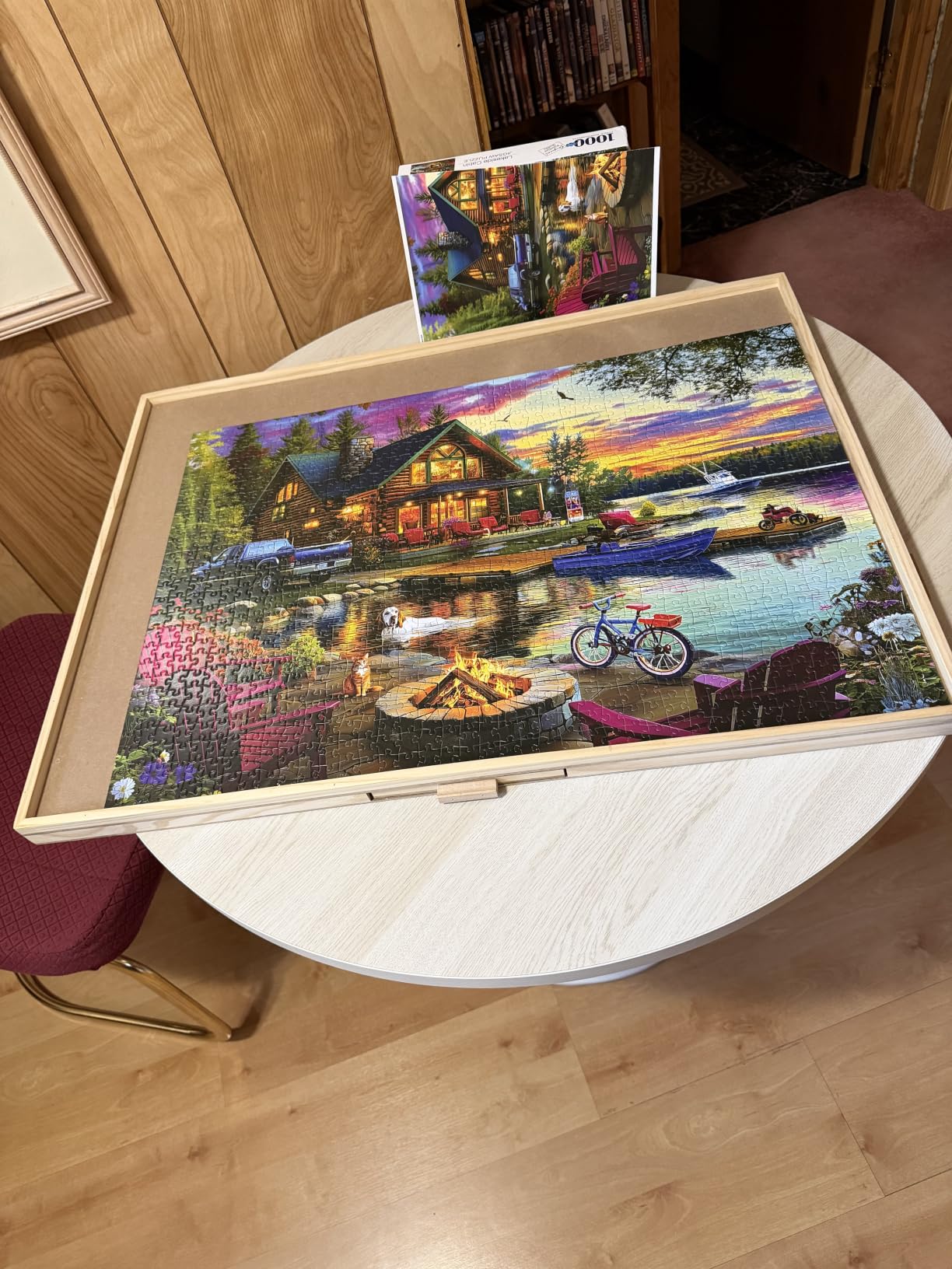 ALL4JIG 1500 Piece Rotating Puzzle Board with 4 Drawer 24.92