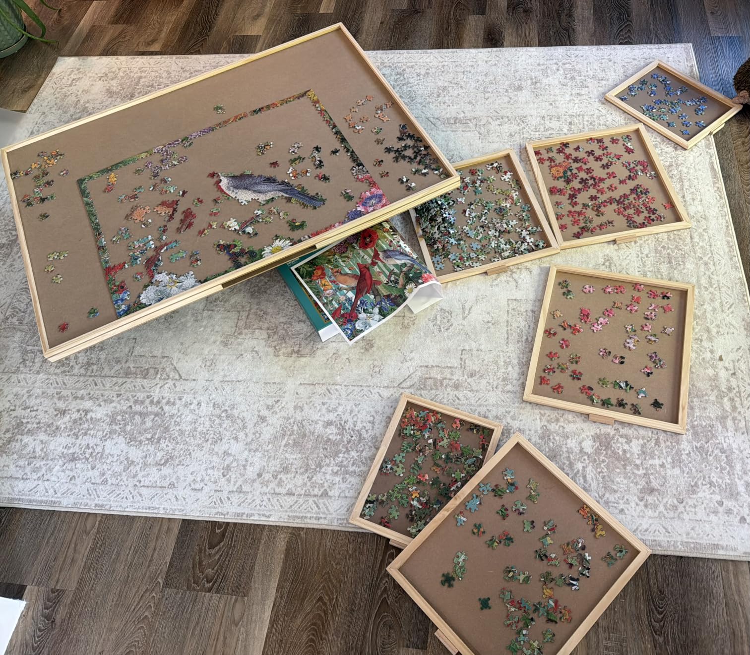 ALL4JIG 1500 Piece Rotating Puzzle Board with 4 Drawer 24.92