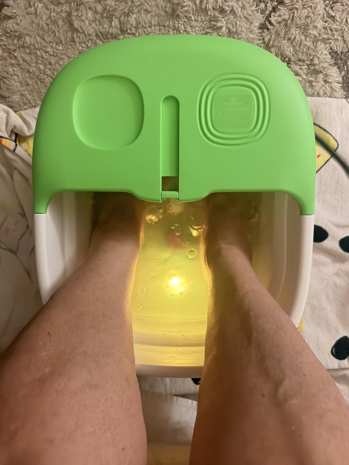 Medical King Foot Spa with Heat and Massage and Jets - Remote Control, Pumice Stone, Collapsible Massager with Bubbles and Vibration customer photo 1