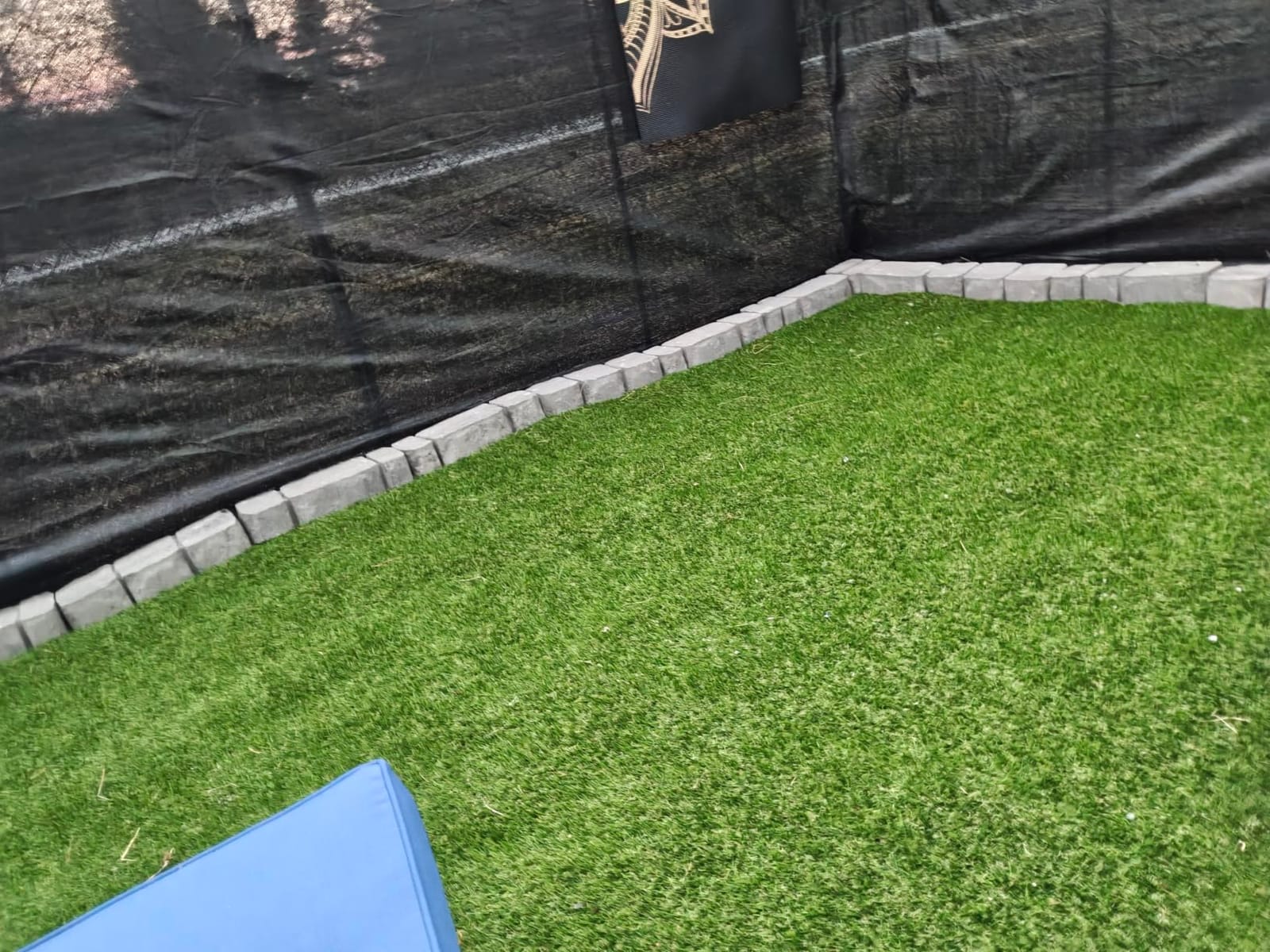 Heyroll Artificial Turf Grass Indoor Outdoor 7 ft x 15 ft, 0.8 inch Realistic Synthetic Fake Grass, Artificial Lawn Rug Dog Pets Mat, Turf Carpet for Patio Landscape Backyard, Custom Size customer photo 1