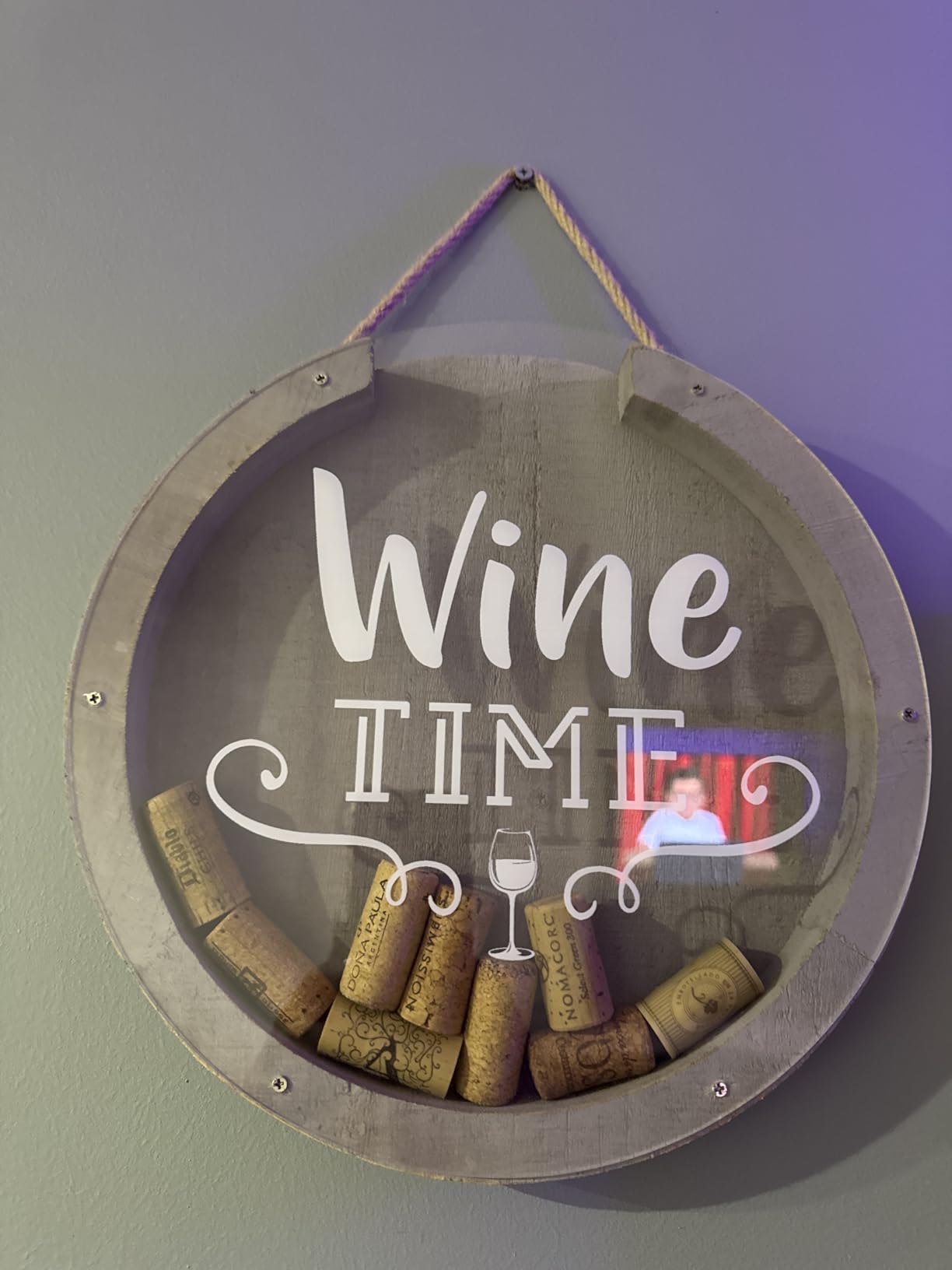 Wine Cork Holder Decor Gifts Shadow Box Wine Sign for Wine Lovers Accessories Display Storage Decorative Container customer photo 1