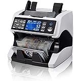 MUNBYN IMC01 Bank Grade Money Counter Machine Mixed Denomination, 2CIS/UV/IR/MG/MT Counterfeit Detection, Serial Number, MUL Currency Cash Counter, Printer Compatible Bill Value Counter (Black) customer photo 2