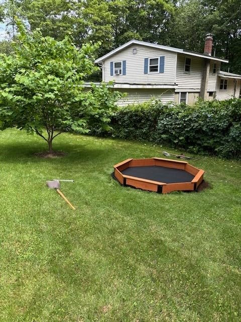 85''x78''x9'' Wooden Octagon Sandbox with Cover, Large Sandpit for Kids Outdoor Patio Backyard Play, Easy & Quick Assemble customer photo 1